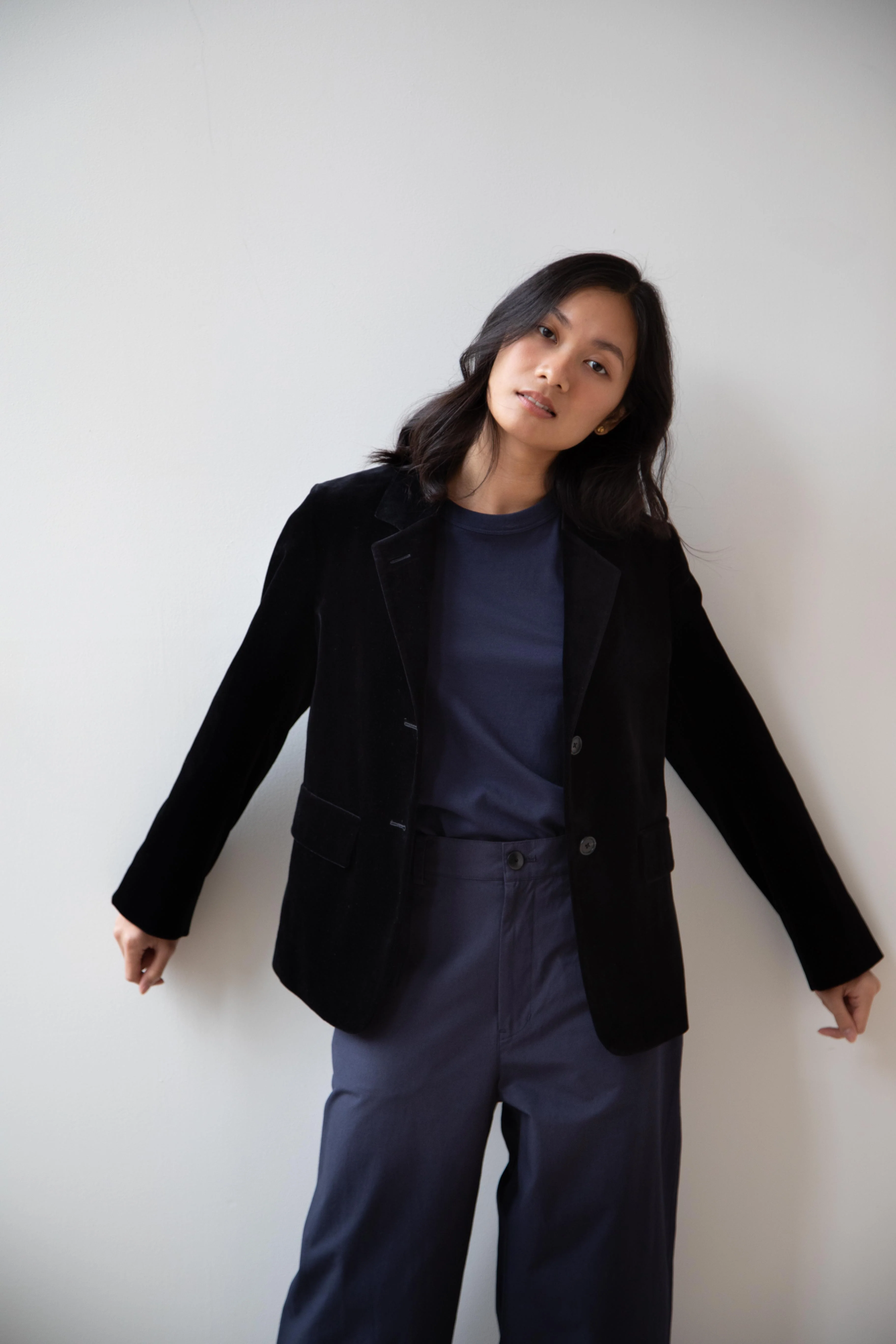 Margaret Howell | Velvet Blazer in Black - Image 6