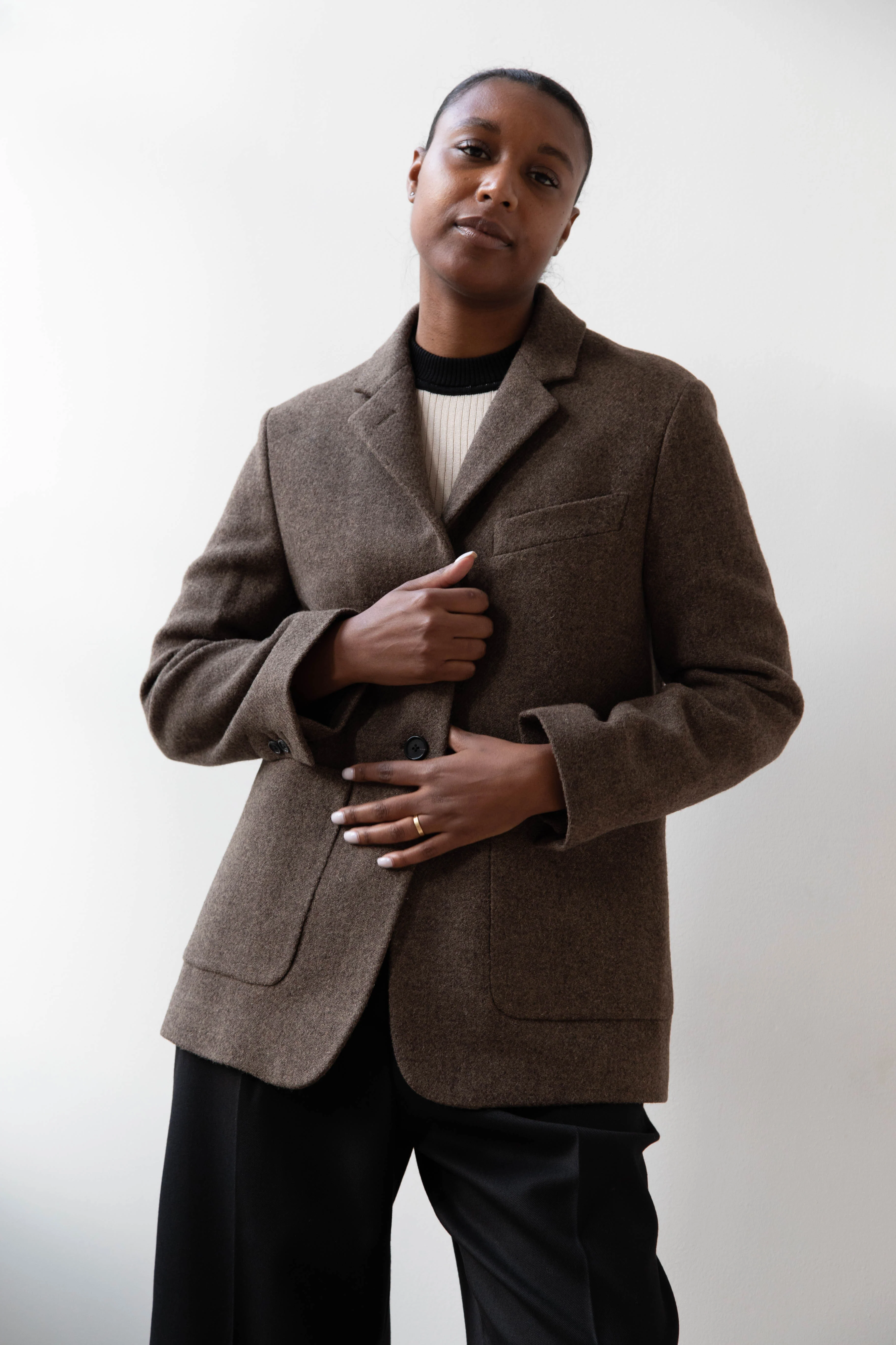 Margaret Howell | Welt Pocket Blazer in Harris Tweed - Image 12