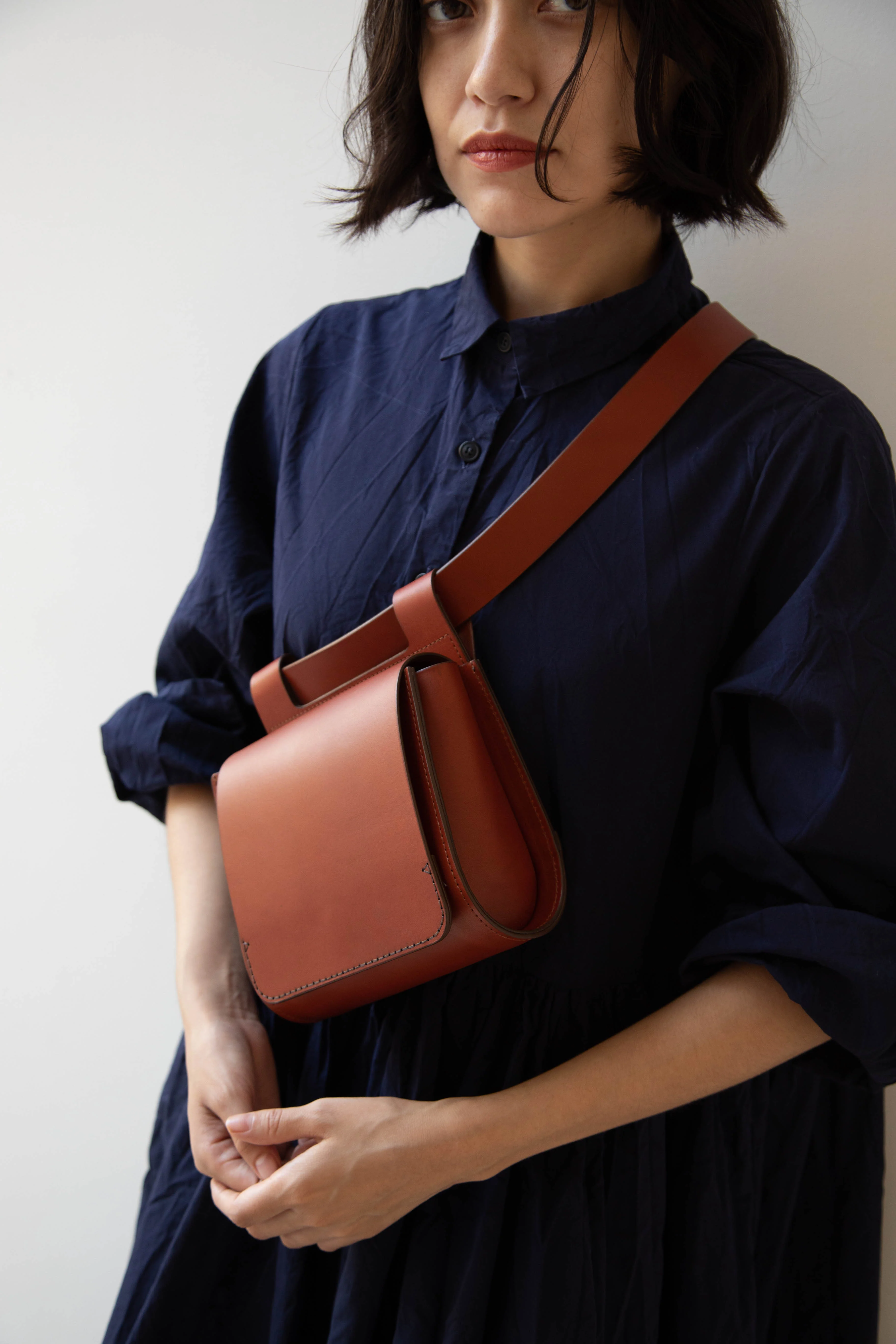 Melete | Reverie Field Bag in Chestnut - Image 22