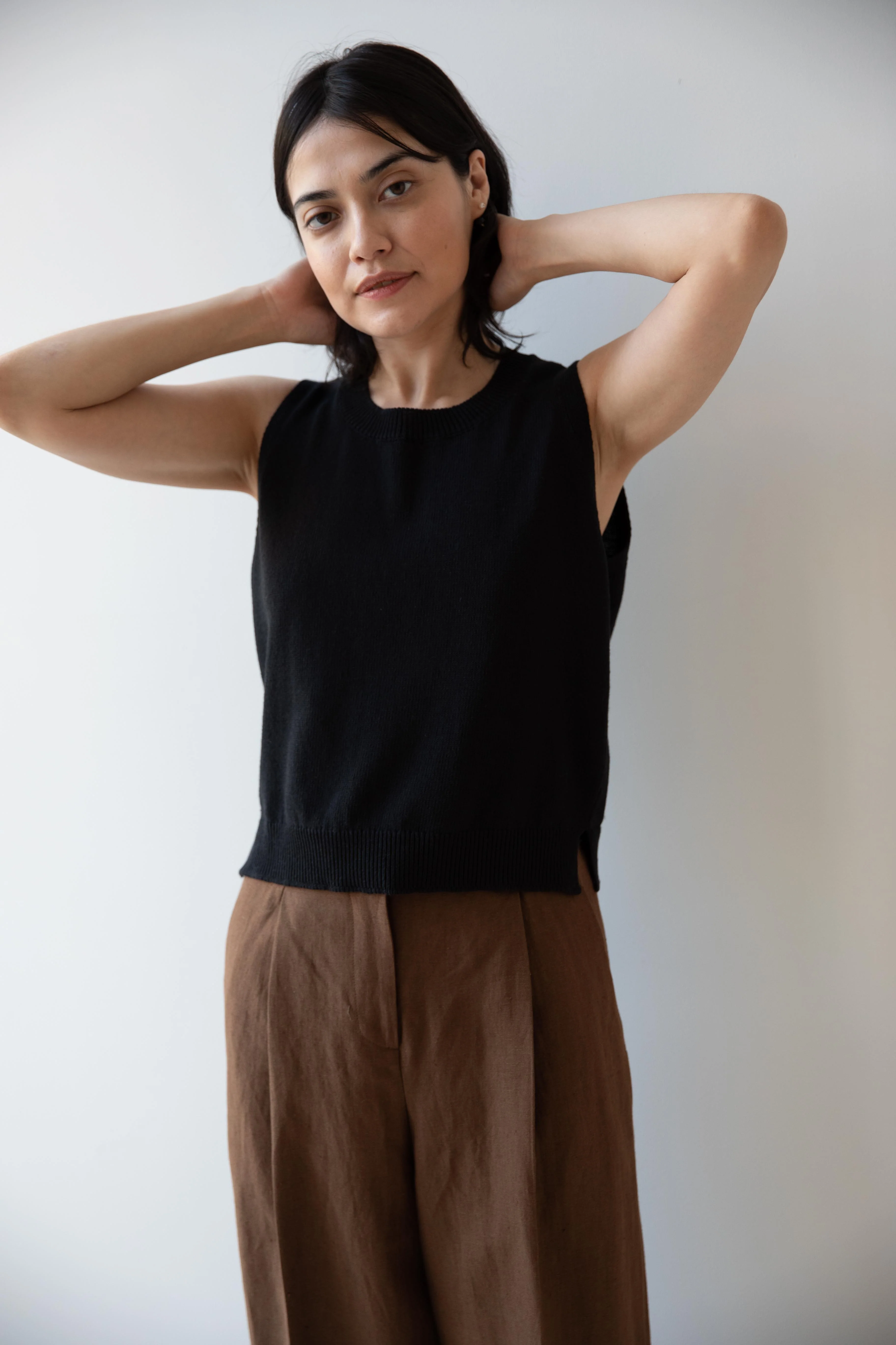 MHL | Knitted Tank Top in Off Black - Image 12
