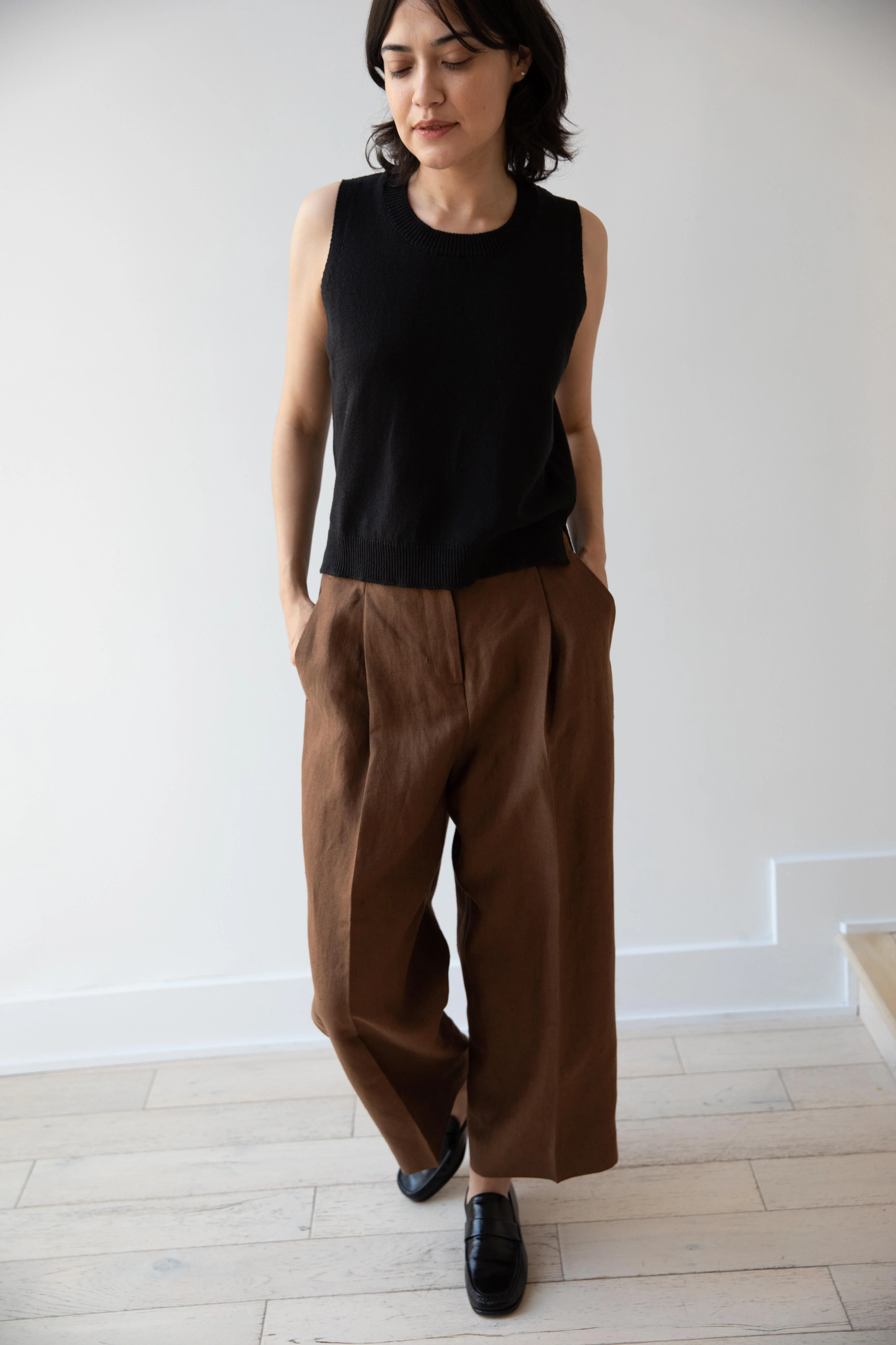 MHL | Knitted Tank Top in Off Black - Image 23
