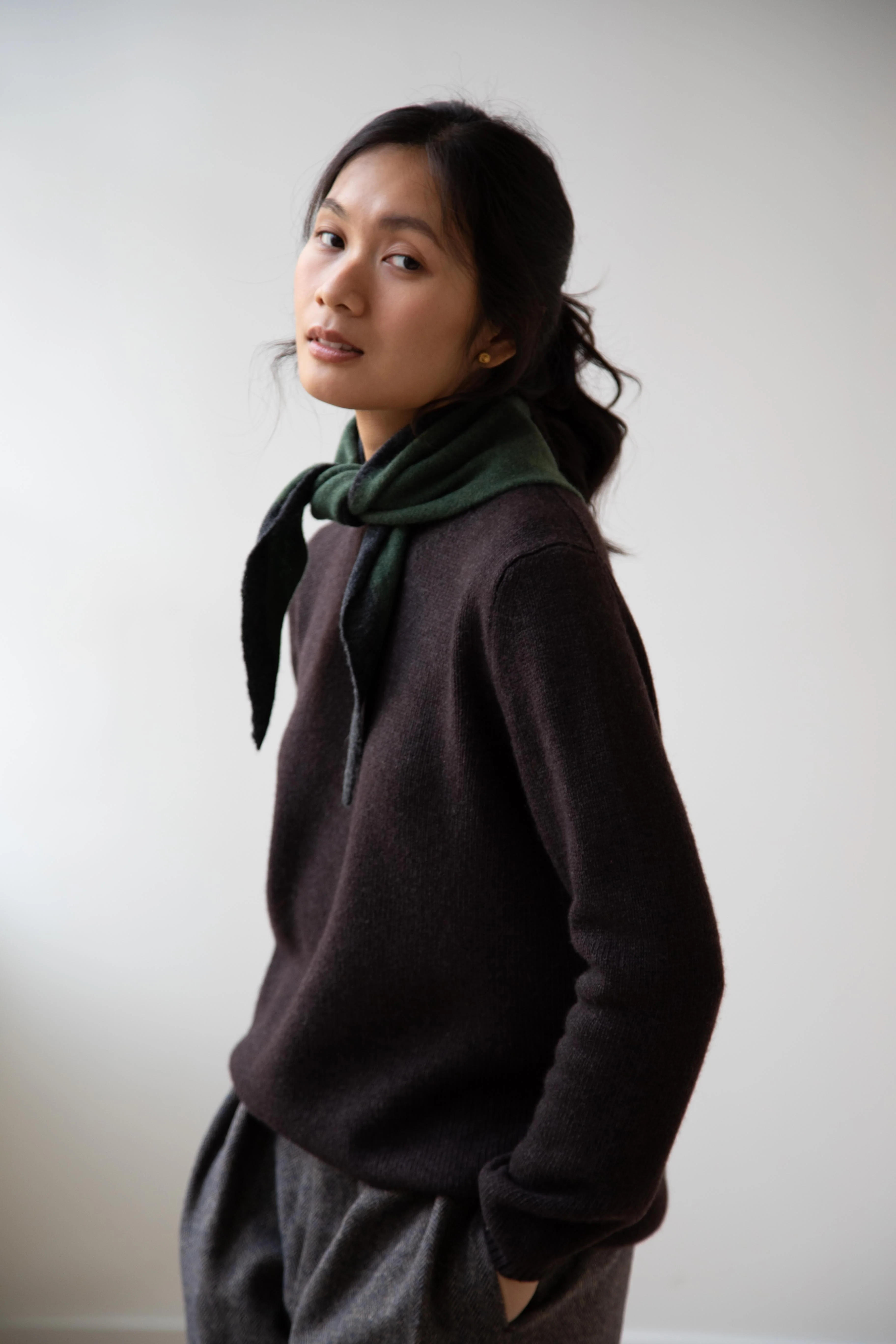 MHL | Scout Scarf in Olive - Image 11