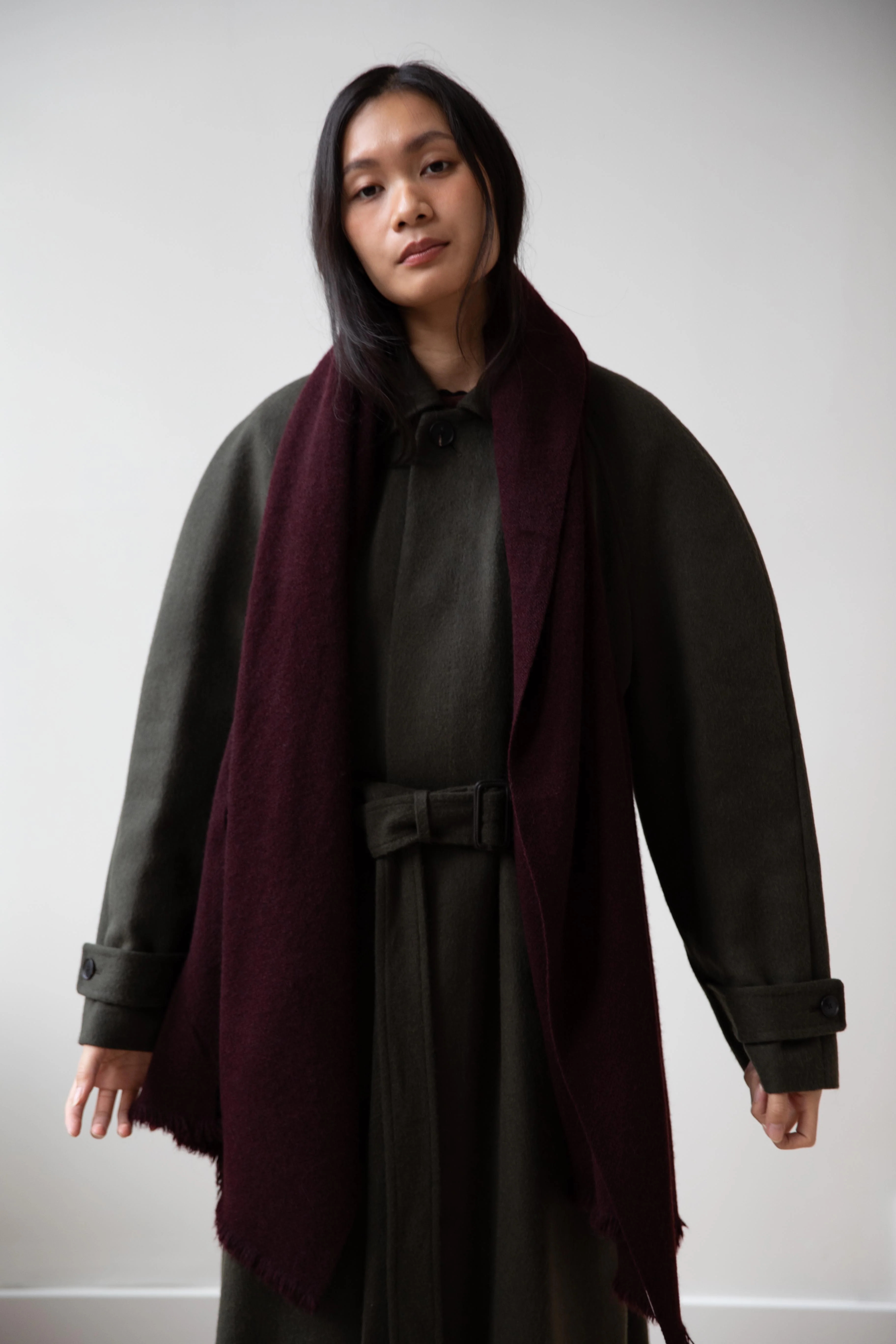 Norlha | Nomad Classic Scarf in Burgundy - Image 6