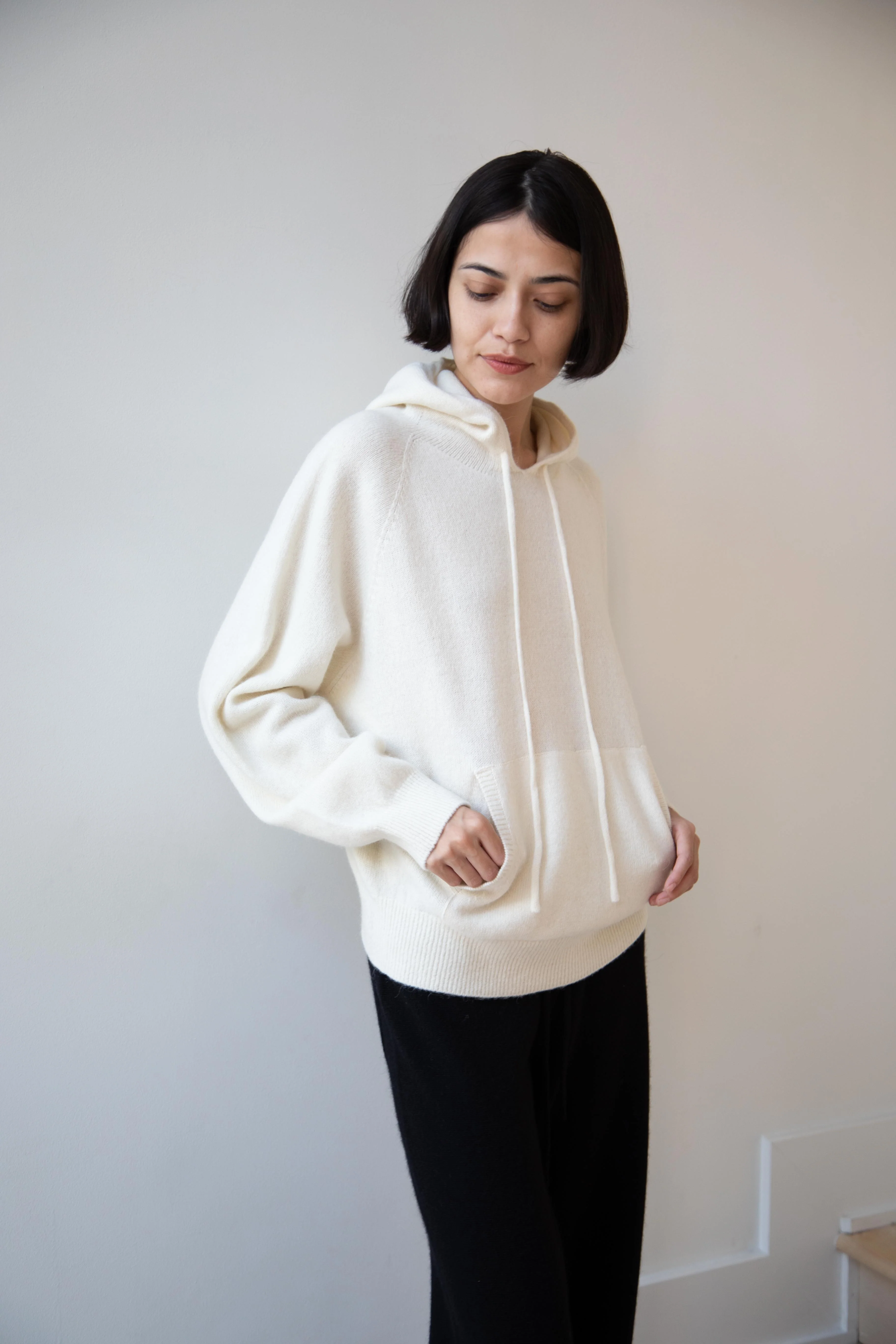 Nothing Written | Casa Knit Hoodie Sweater in Ivory - Image 2
