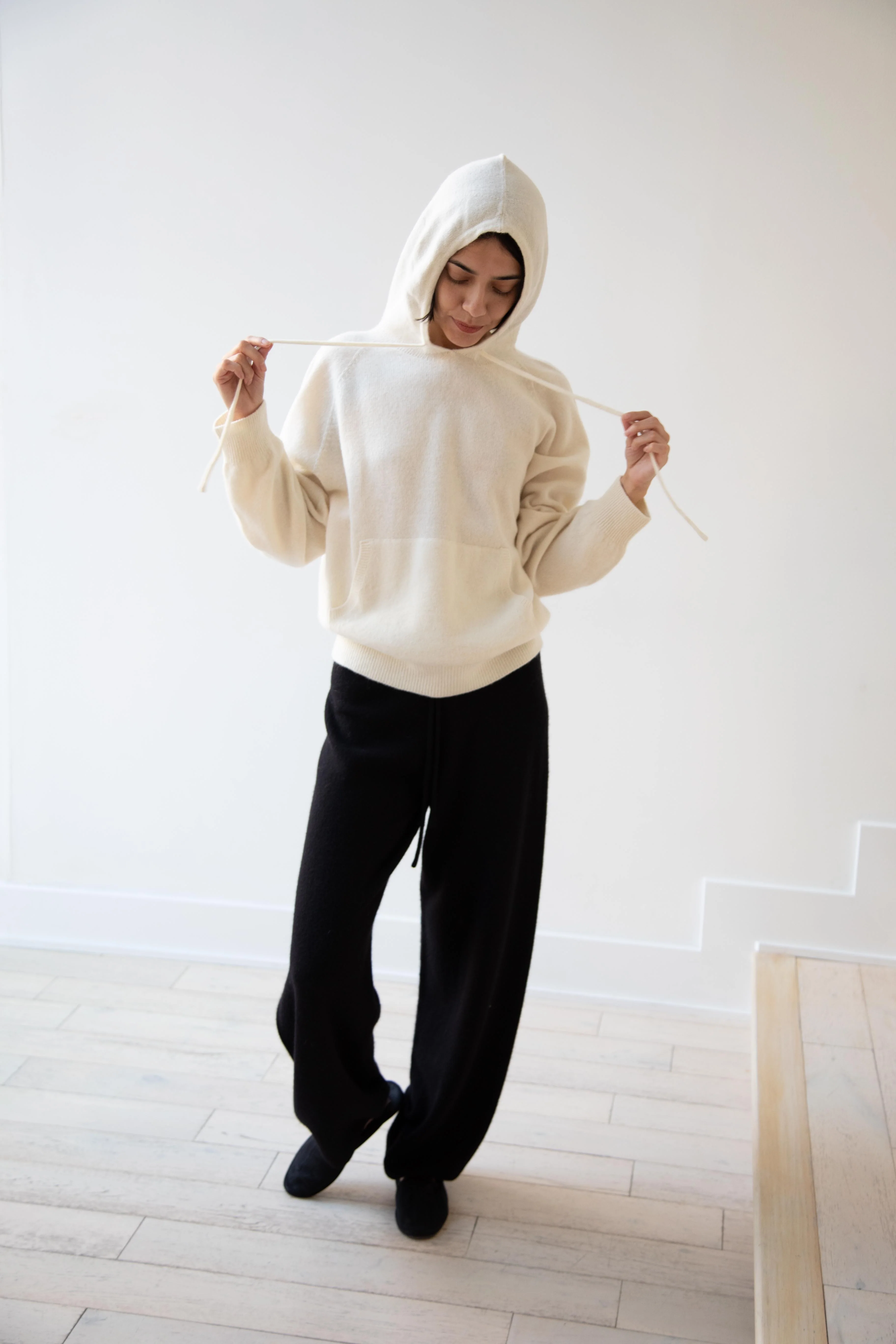 Nothing Written | Casa Knit Hoodie Sweater in Ivory - Image 38