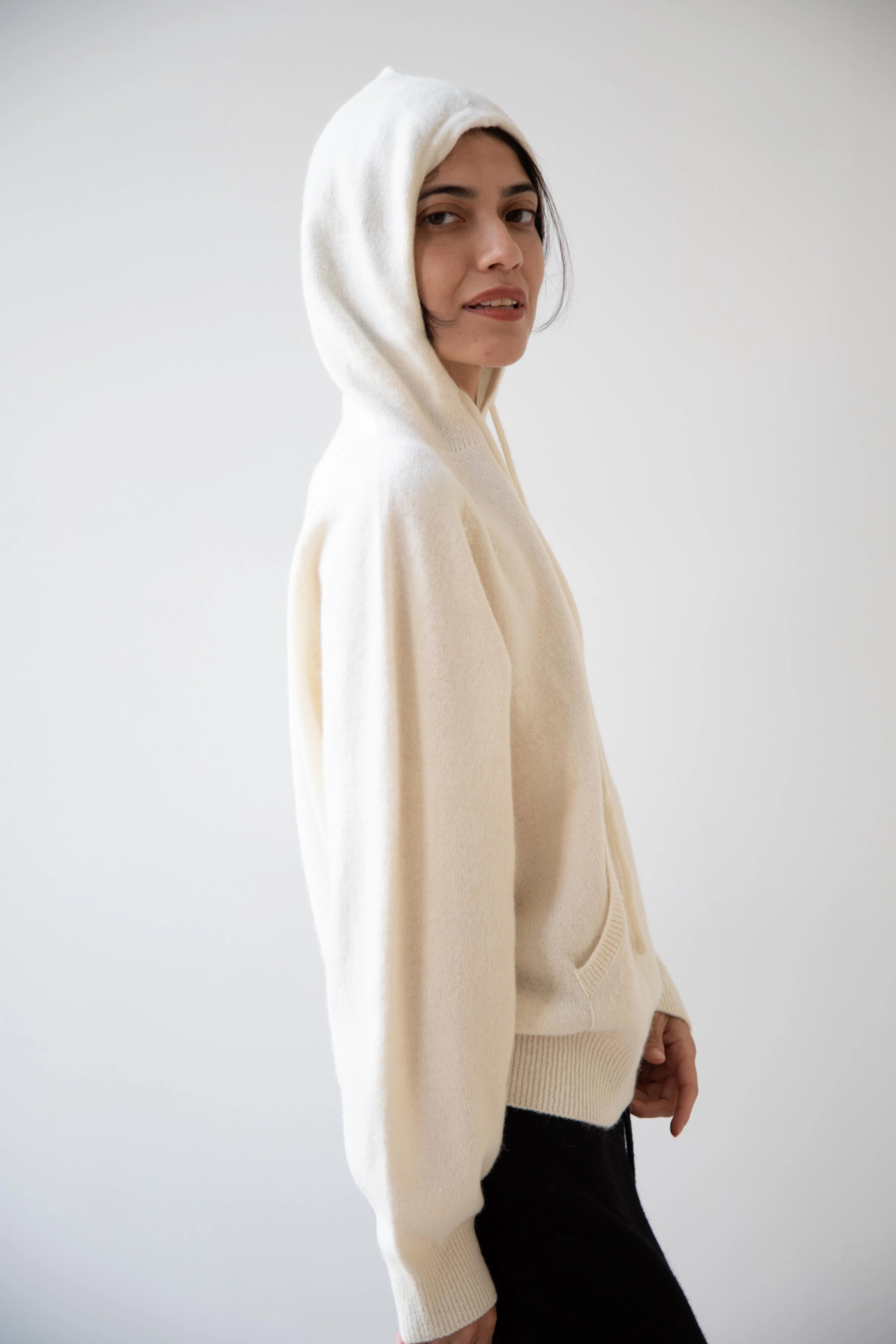 Nothing Written | Casa Knit Hoodie Sweater in Ivory - Image 41