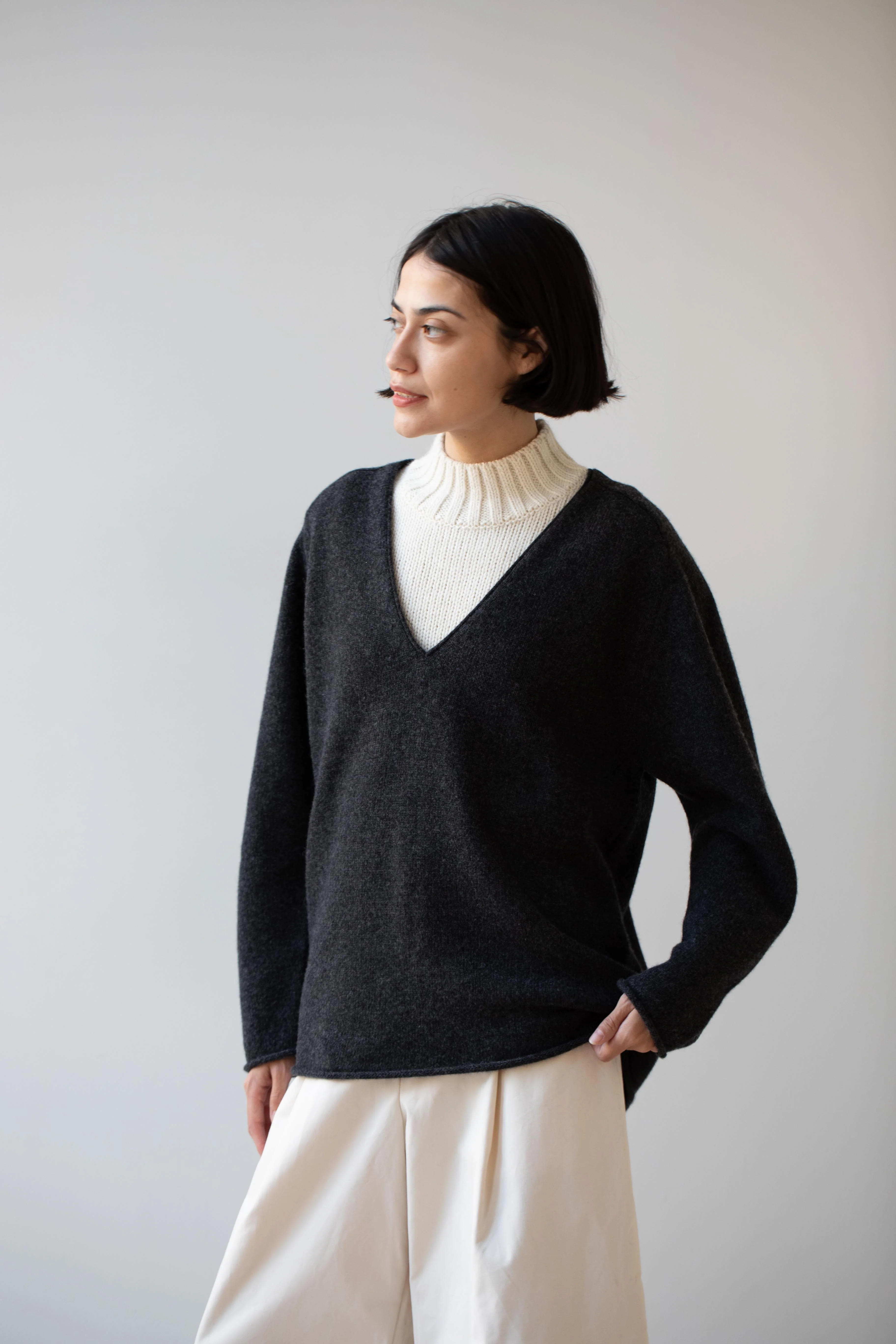 Nothing Written | Cerin Pullover in Charcoal - Image 12