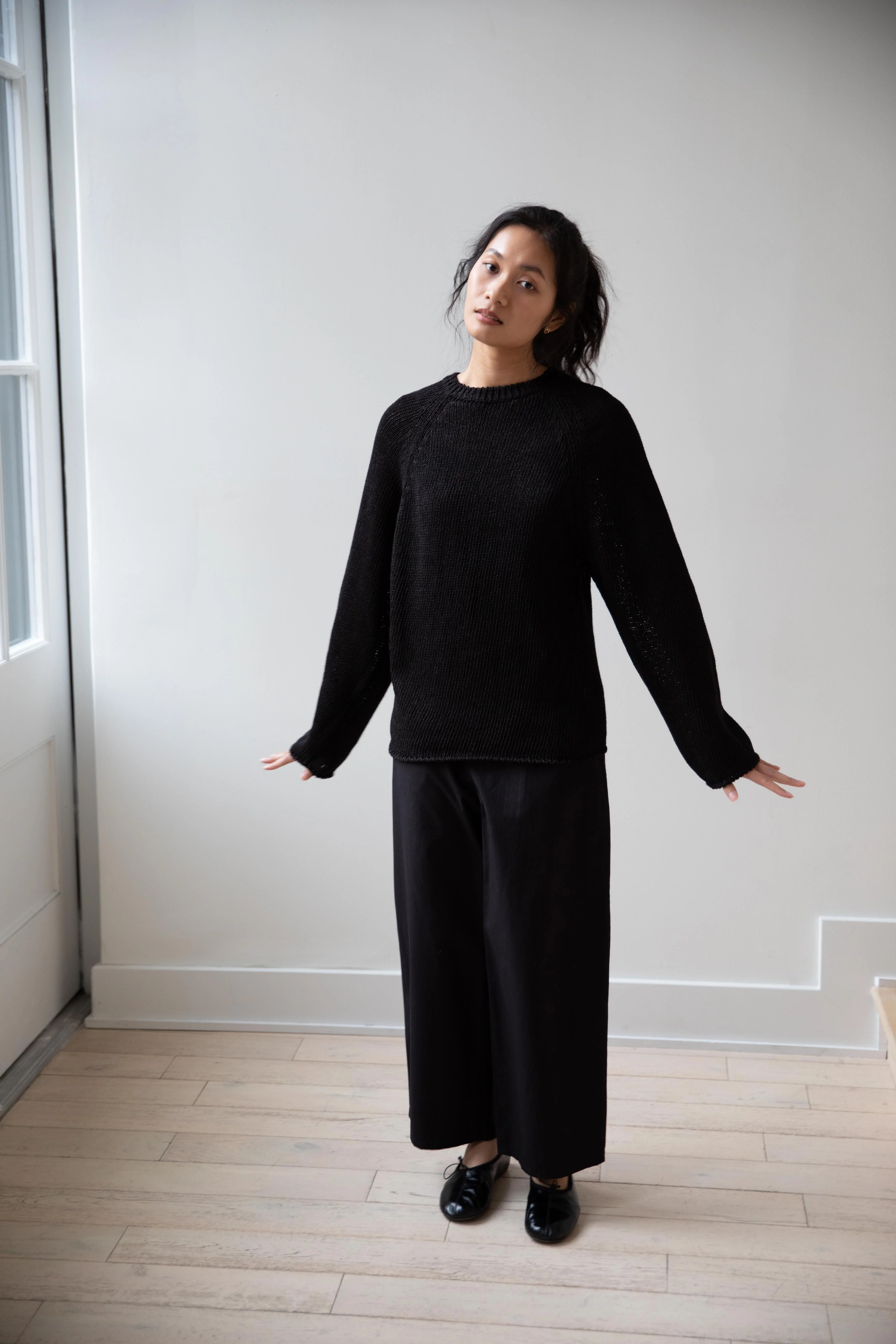 Nothing Written | Loose Fit Pullover in Black - Image 12