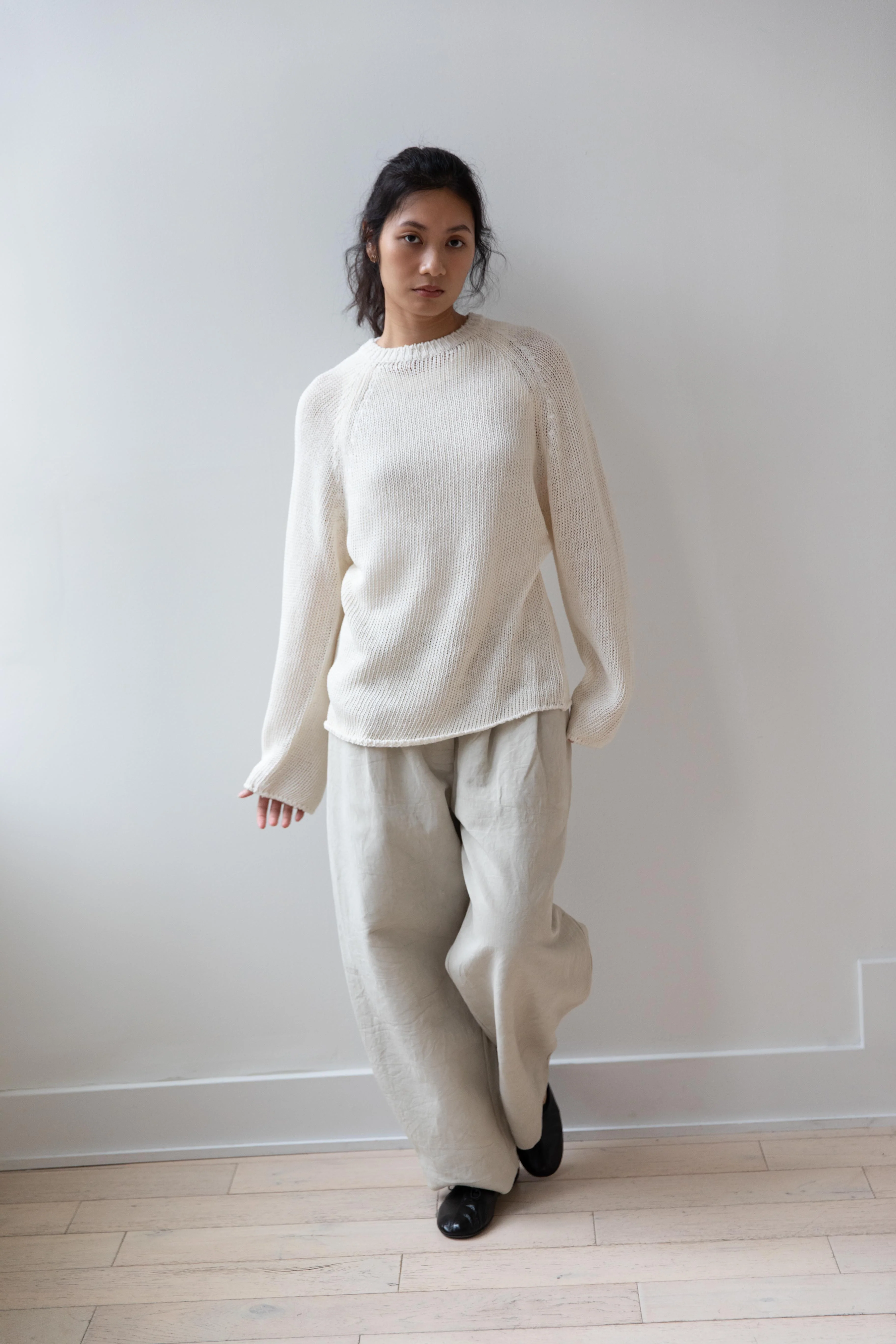 Nothing Written | Loose Fit Pullover in Ivory - Image 15