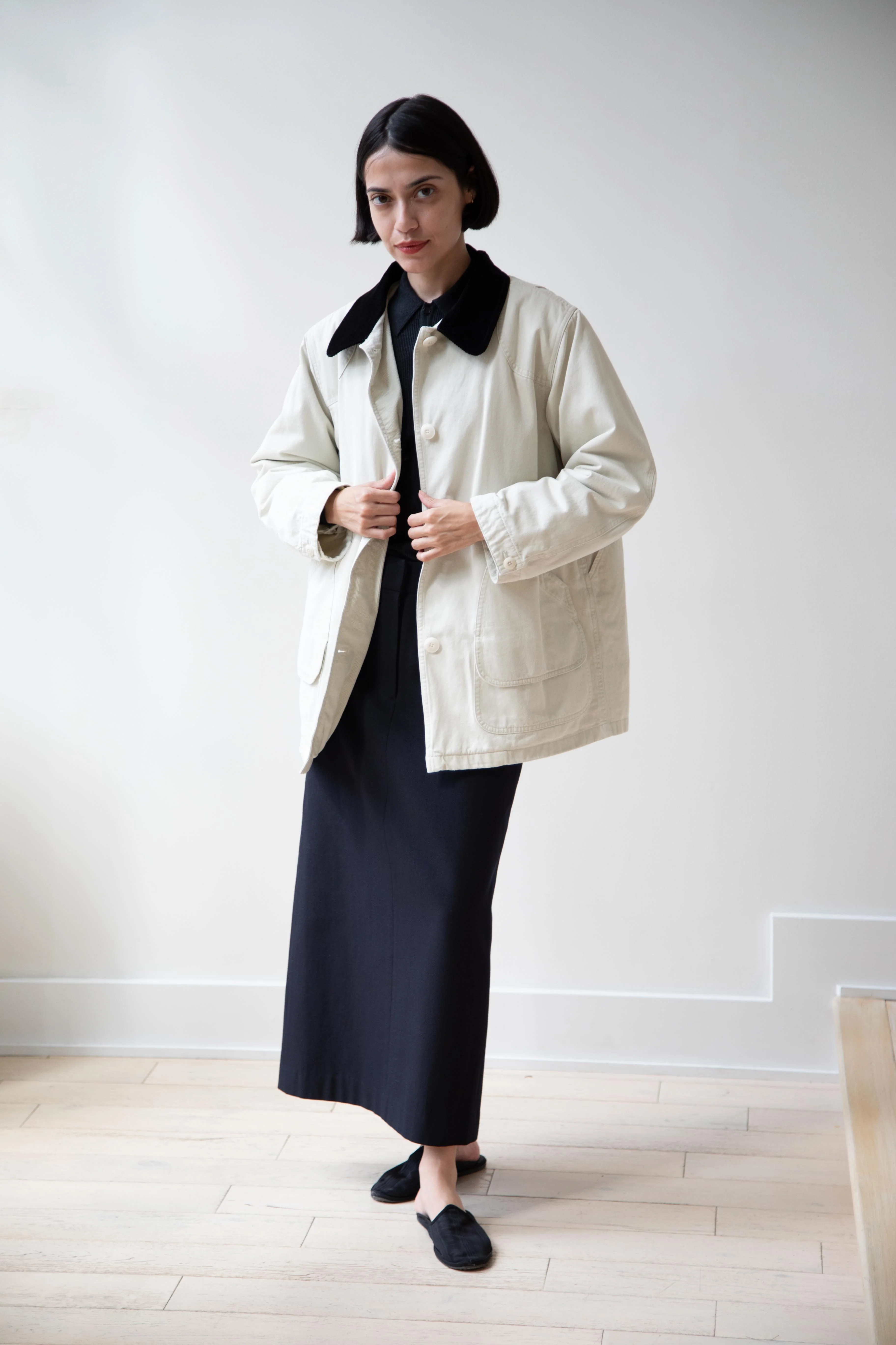 Nothing Written | Oversized Work Jacket In Ivory - Image 17