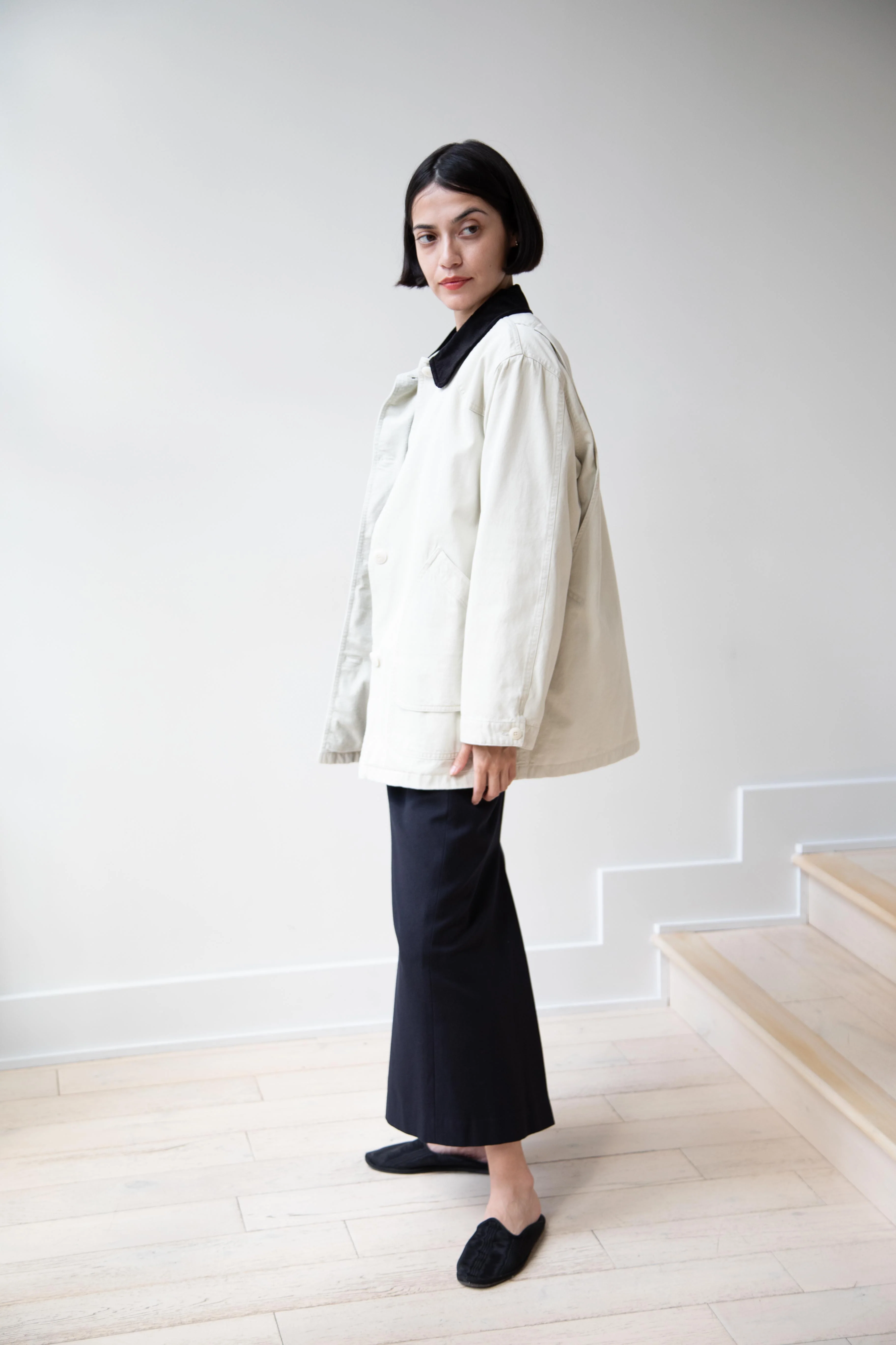 Nothing Written | Oversized Work Jacket In Ivory - Image 22