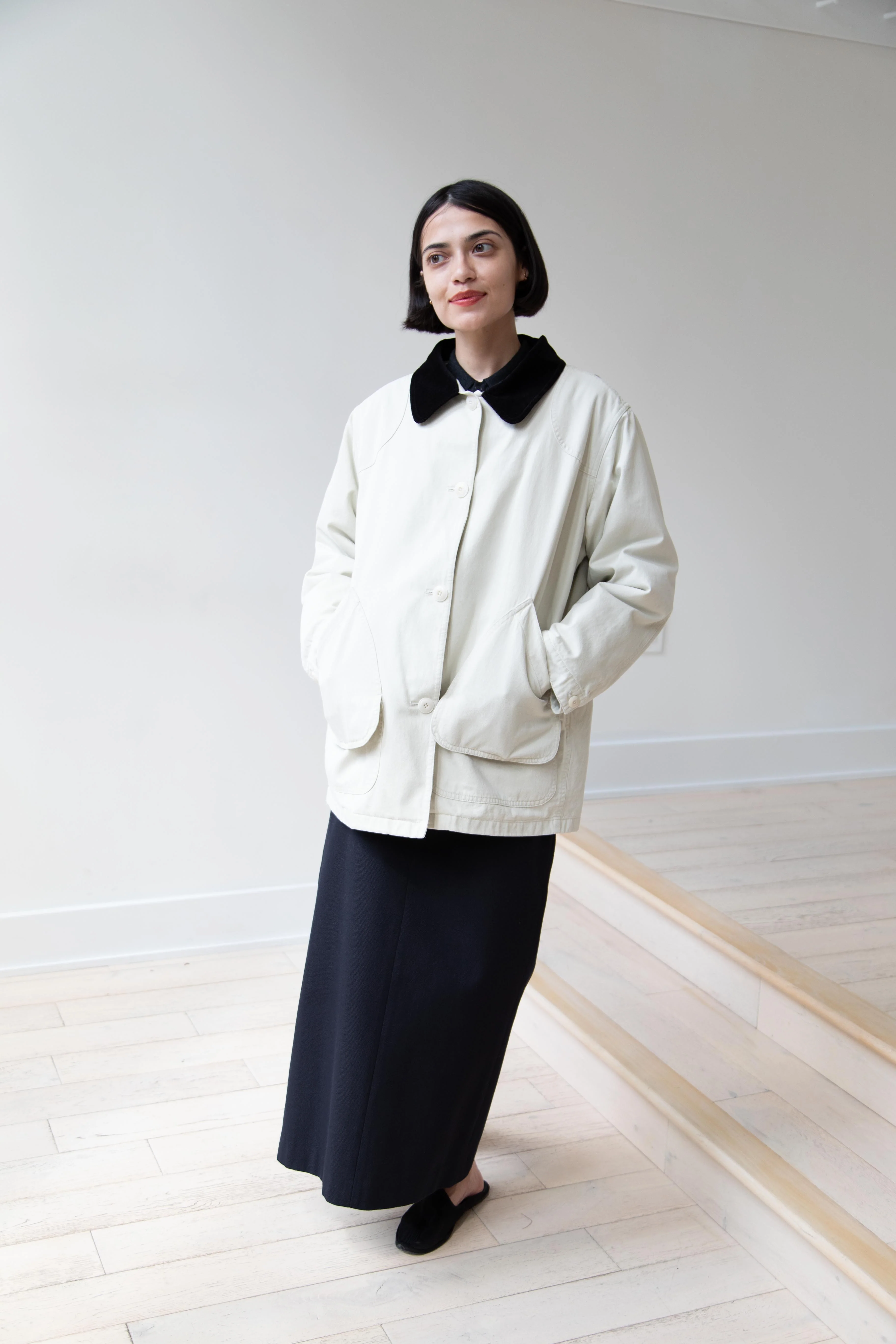 Nothing Written | Oversized Work Jacket In Ivory - Image 26