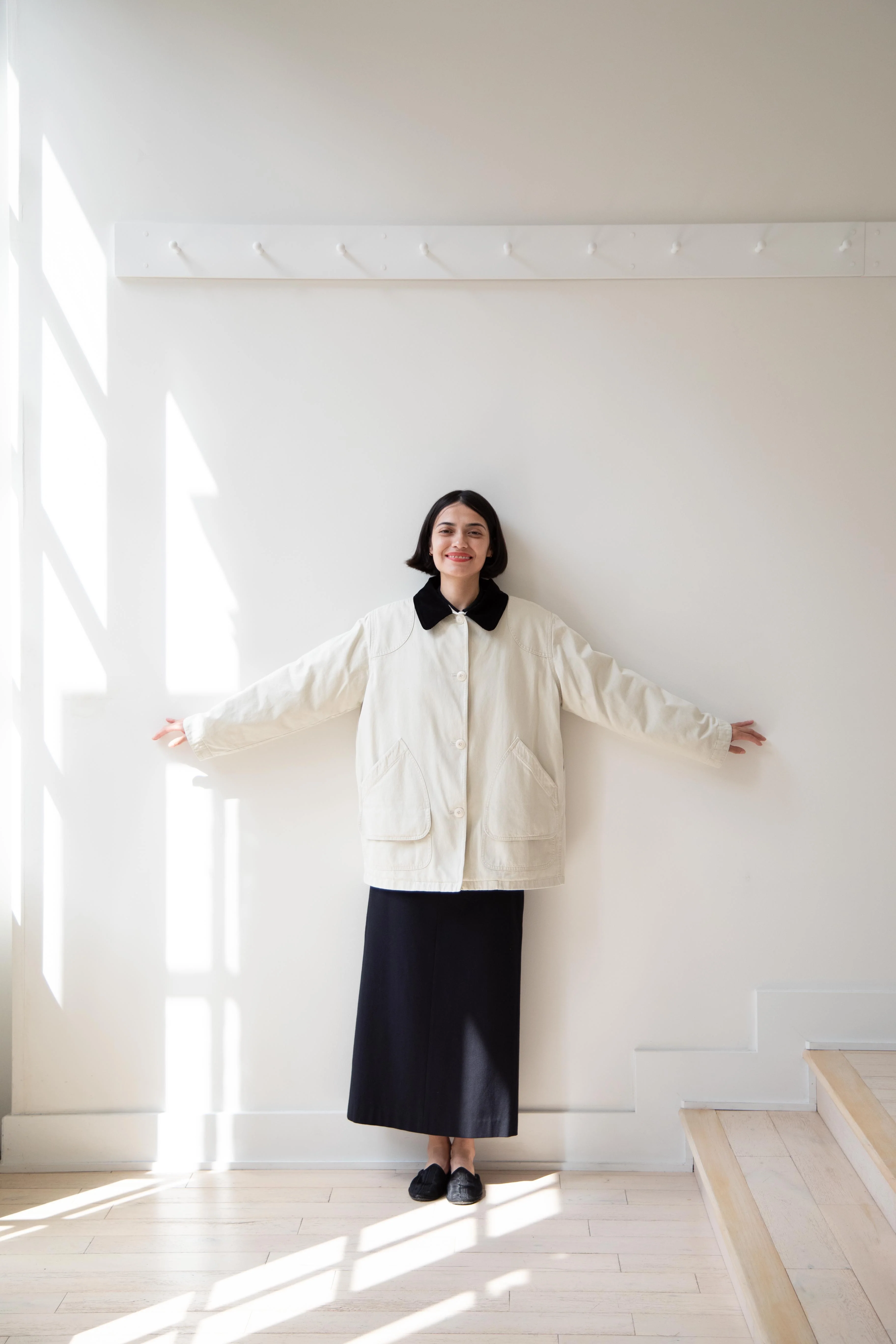 Nothing Written | Oversized Work Jacket In Ivory - Image 28