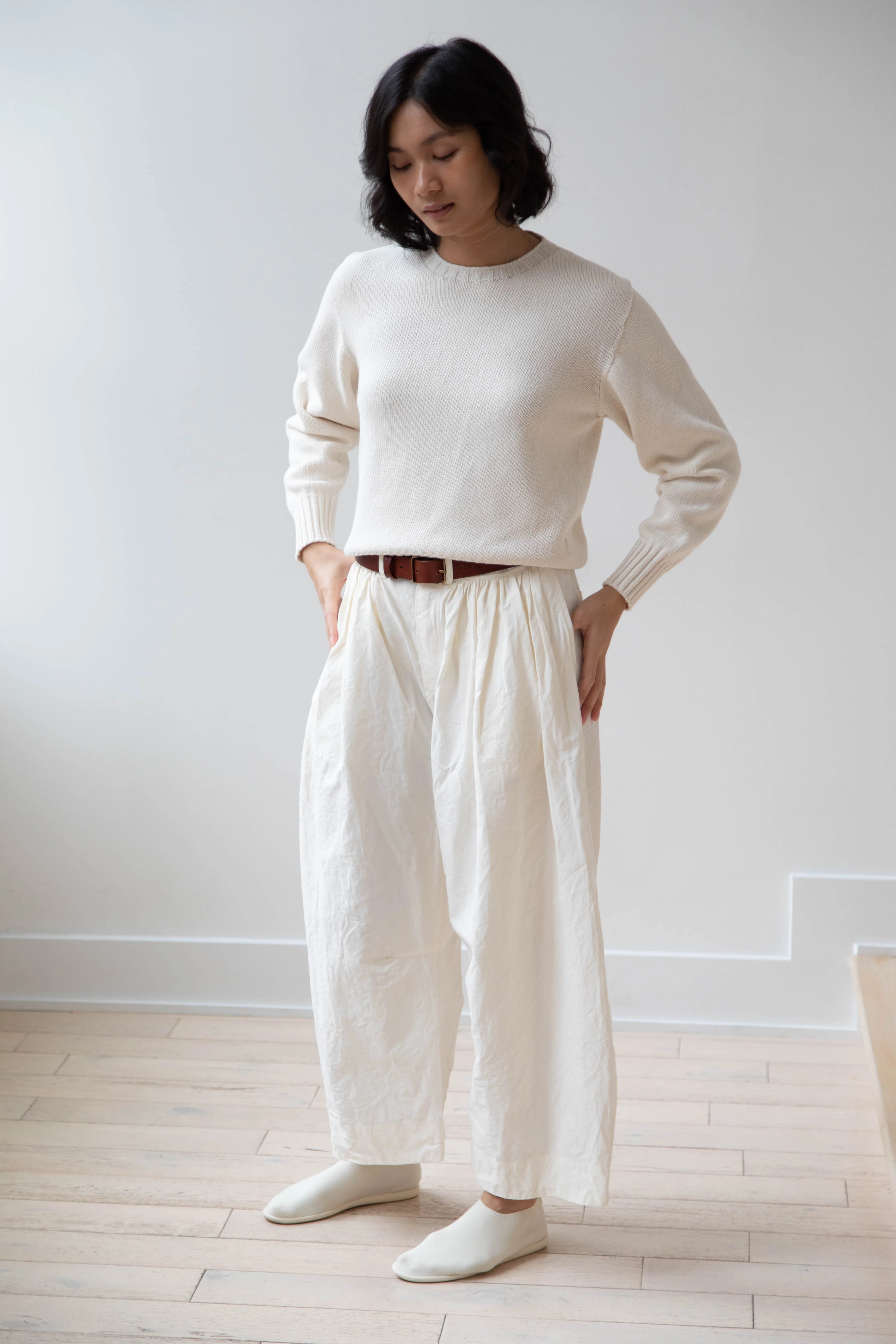 Nothing Written | Piya Cotton Sweater in Ivory - Image 47