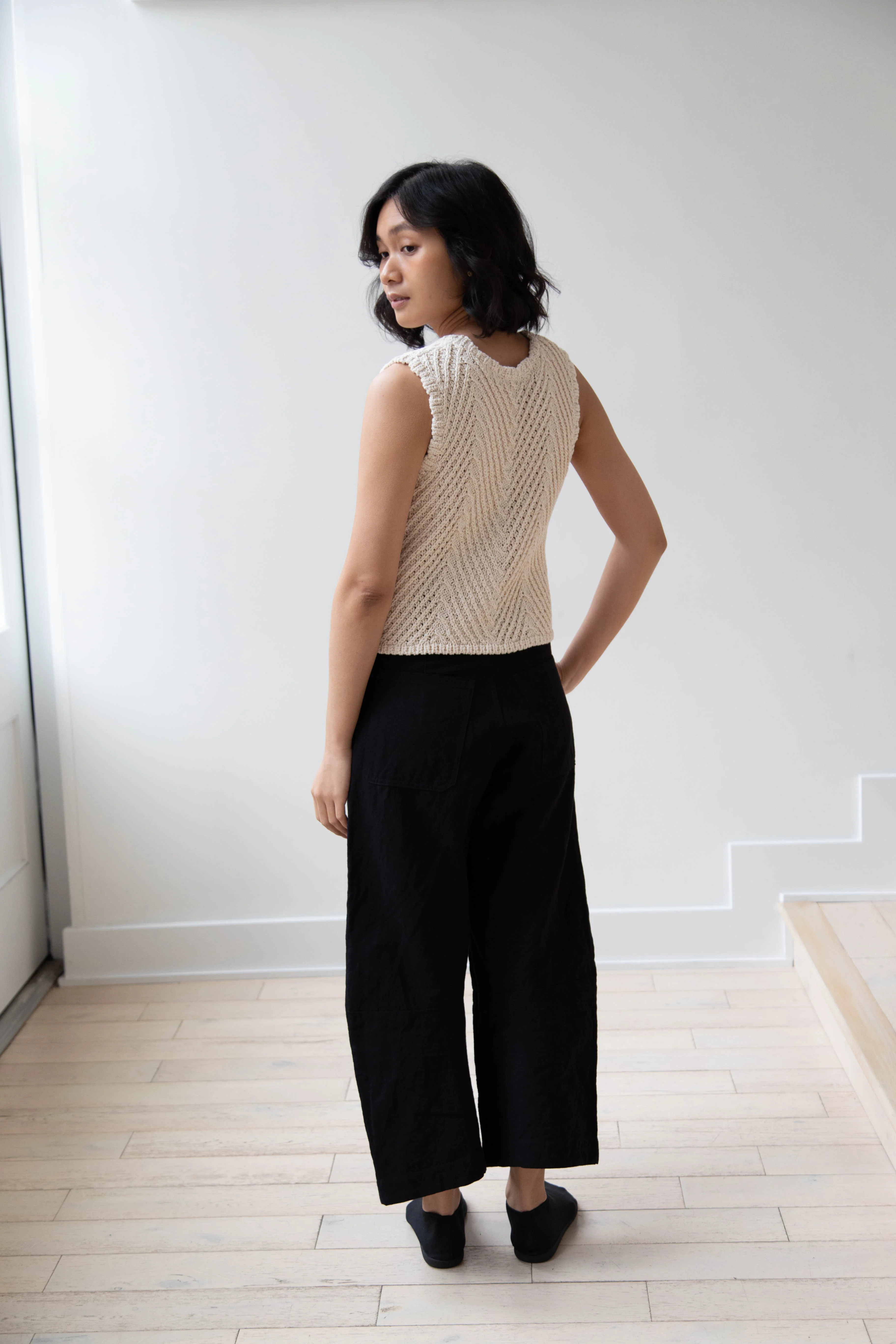 Nothing Written | Rie Cotton Vest in Ivory - Image 16