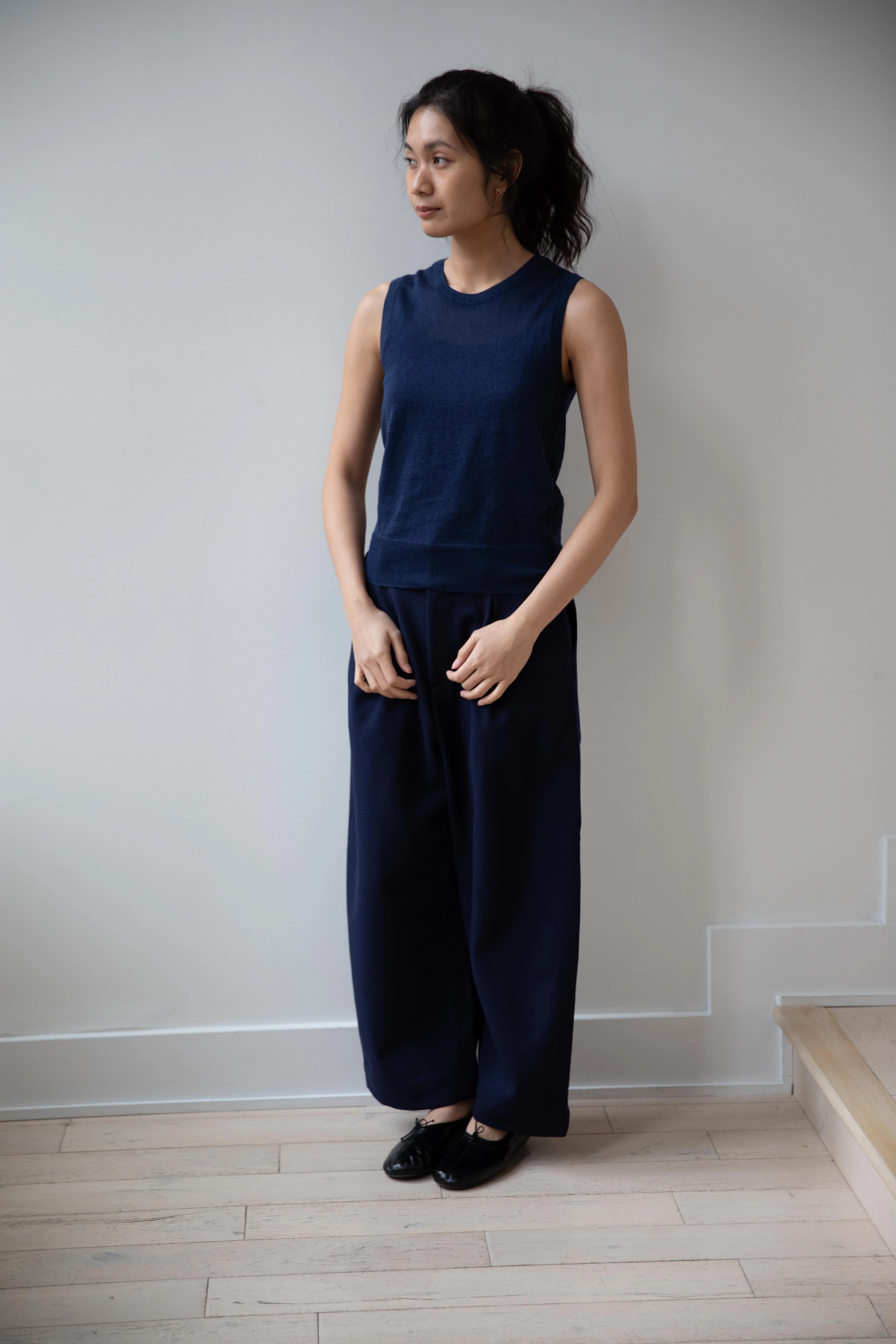Nothing Written | Rola Tank top in Navy - Image 10