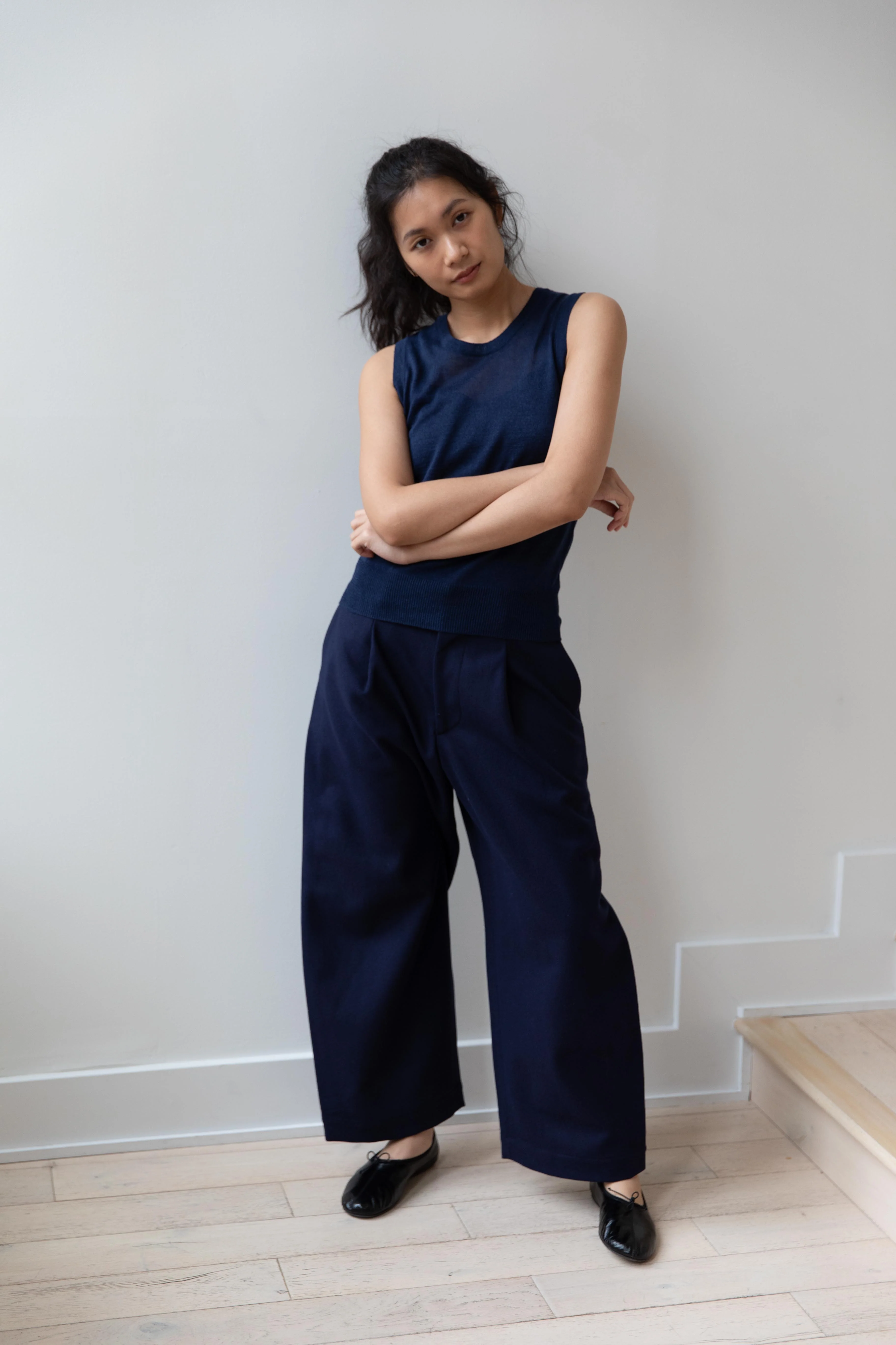 Nothing Written | Rola Tank top in Navy - Image 17