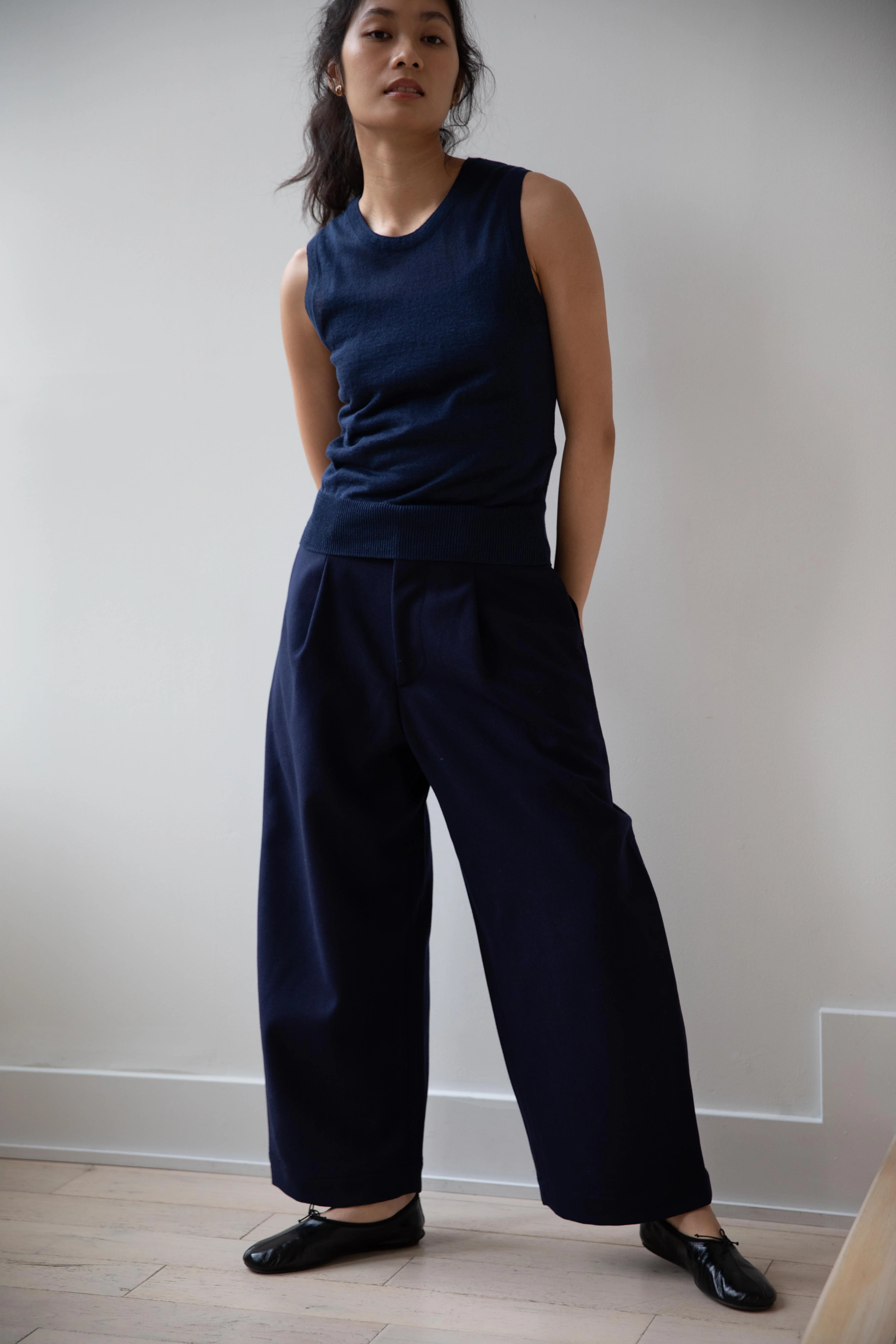Nothing Written | Rola Tank top in Navy - Image 18