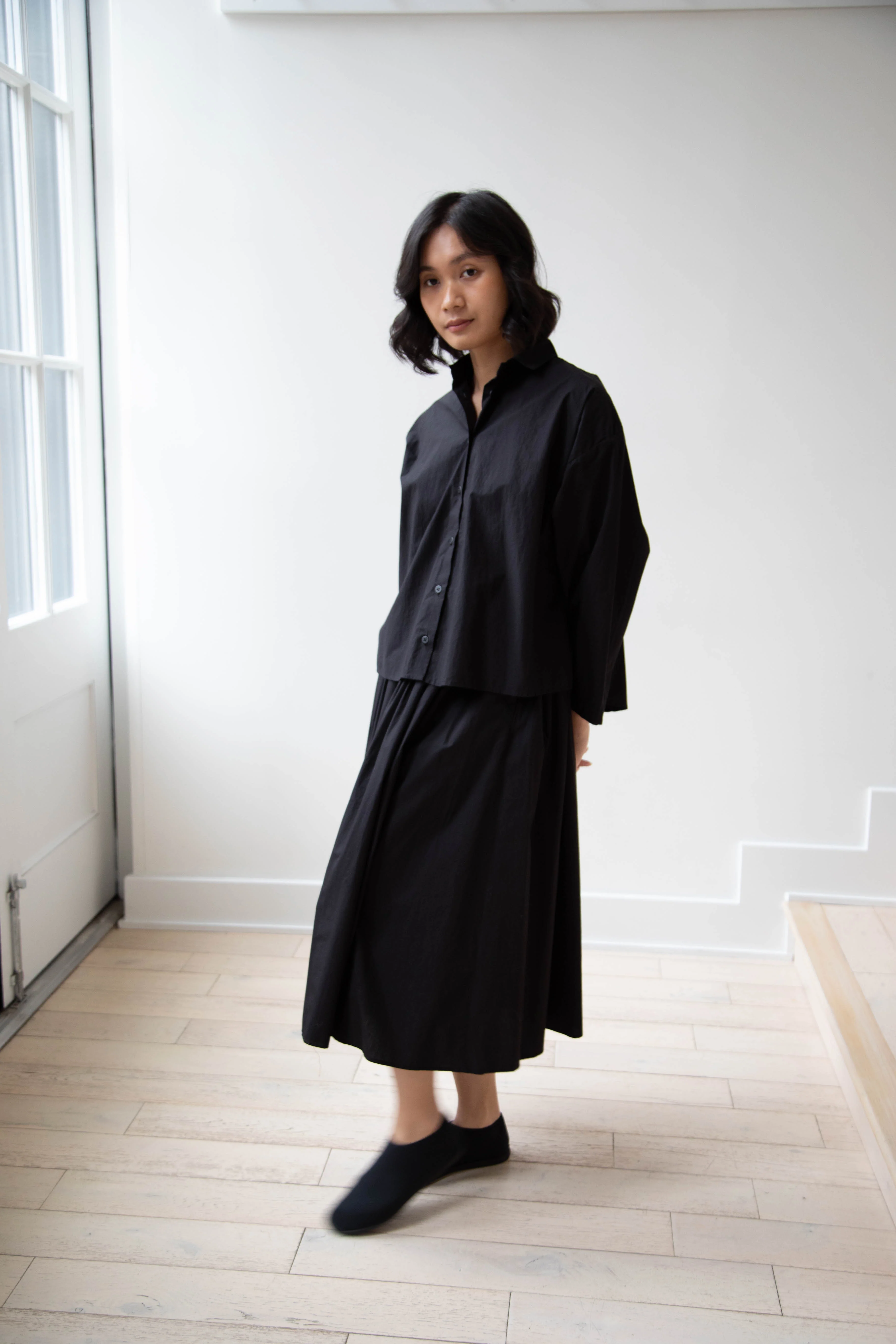Nothing Written | Serto Gathered Skirt in Black - Image 28