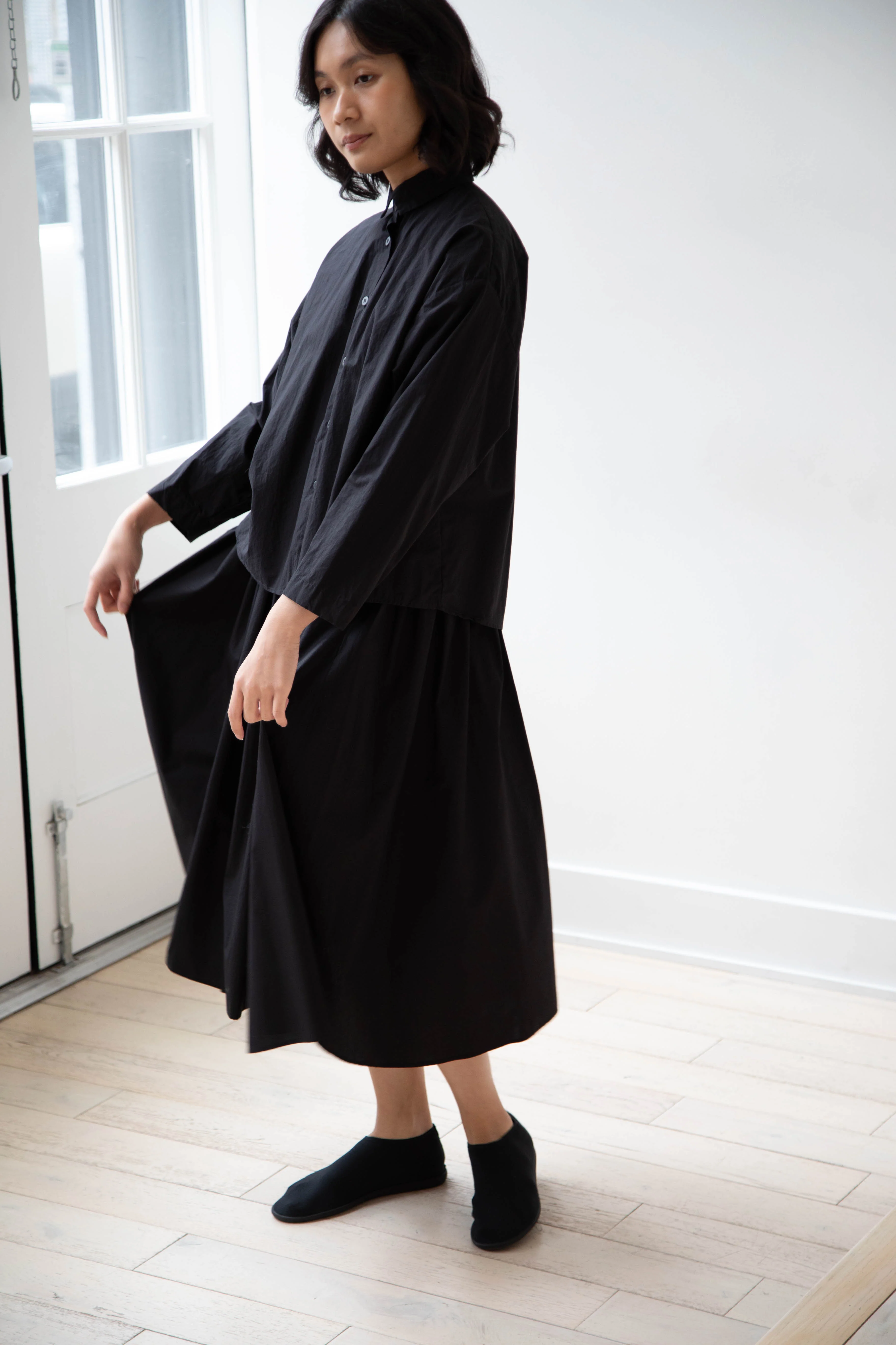 Nothing Written | Serto Gathered Skirt in Black - Image 31
