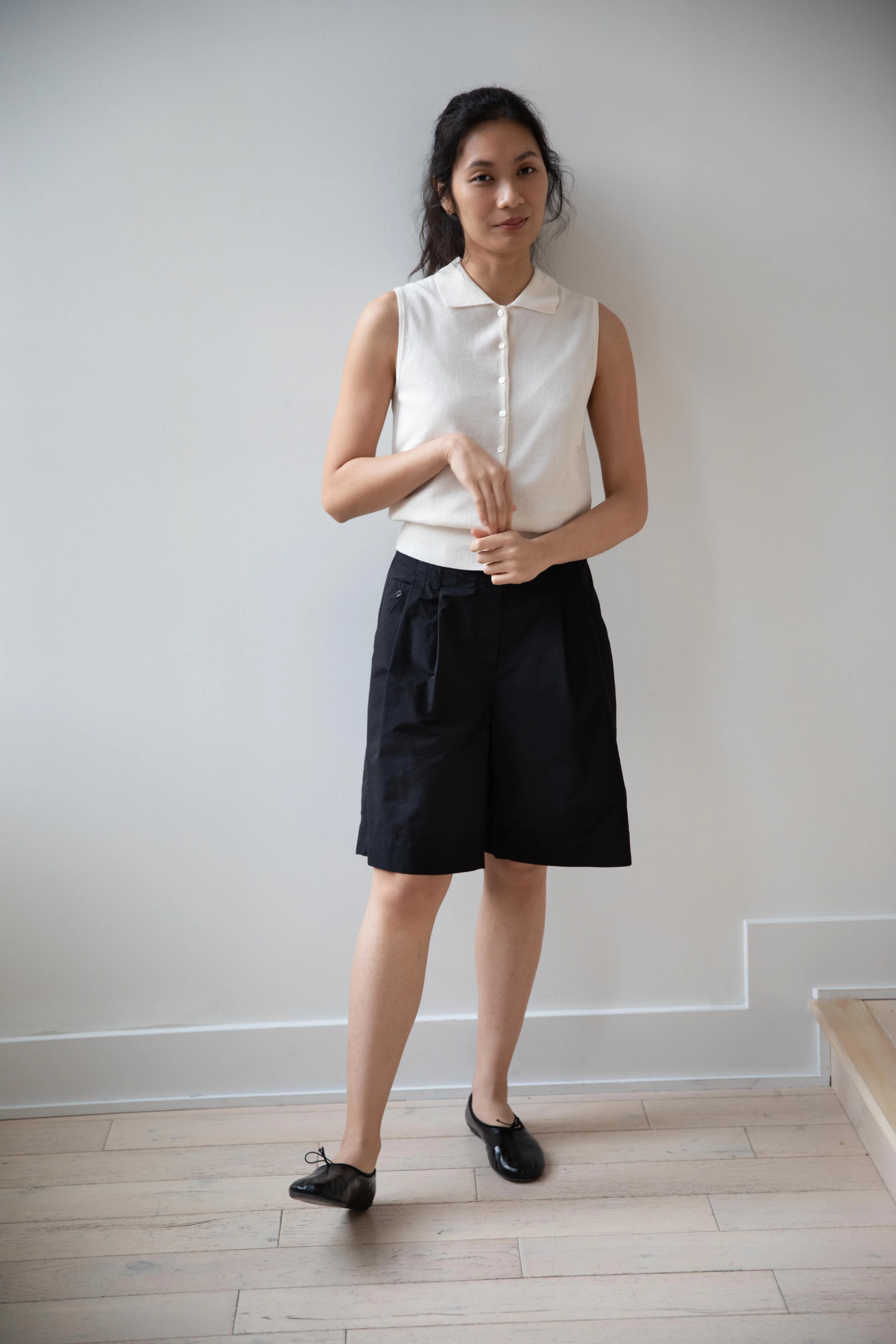 Nothing Written | Tarley Bermuda Shorts in Black - Image 10