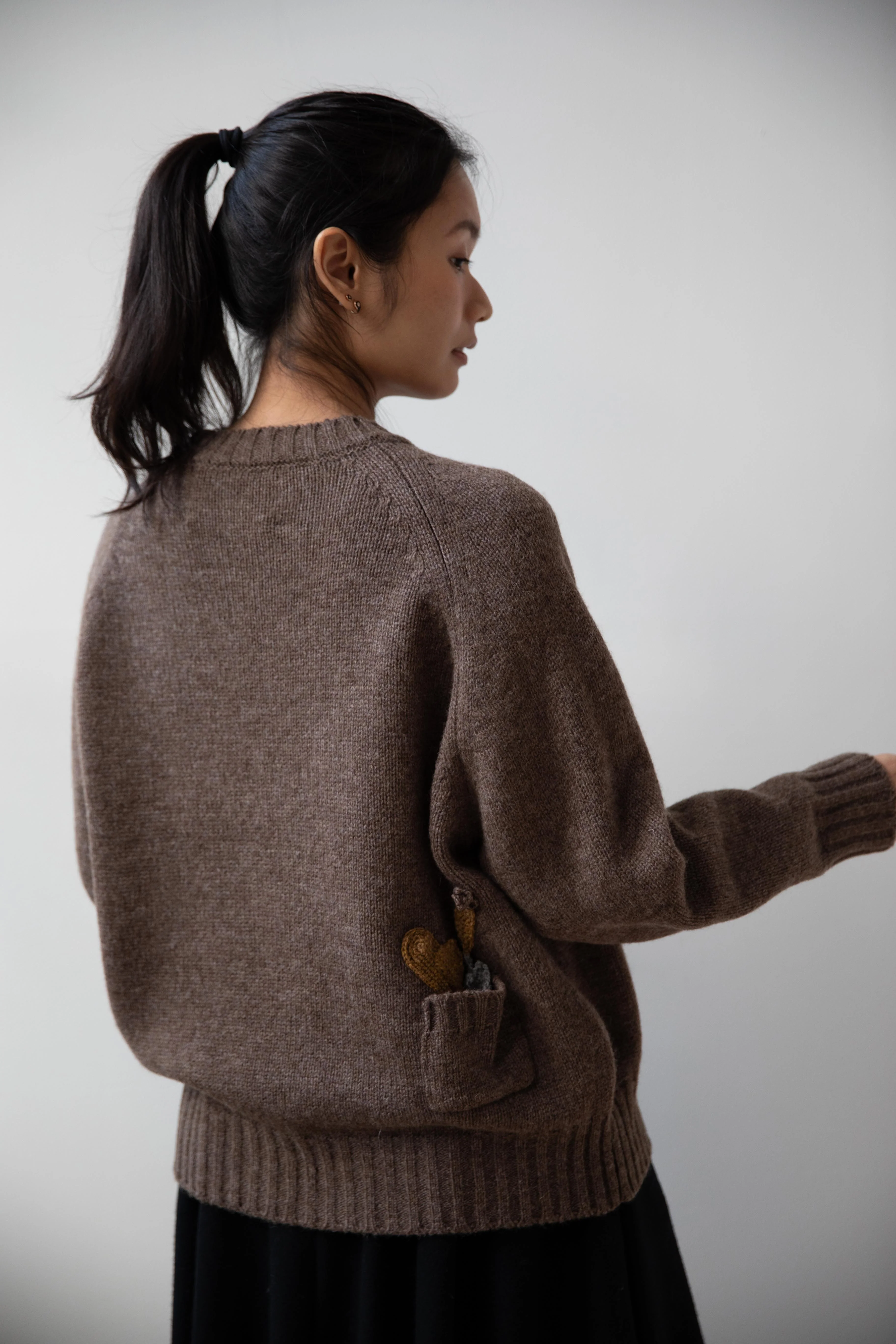 Old Man's Tailor | "Great Green Thumb" Sweater in Brown - Image 5