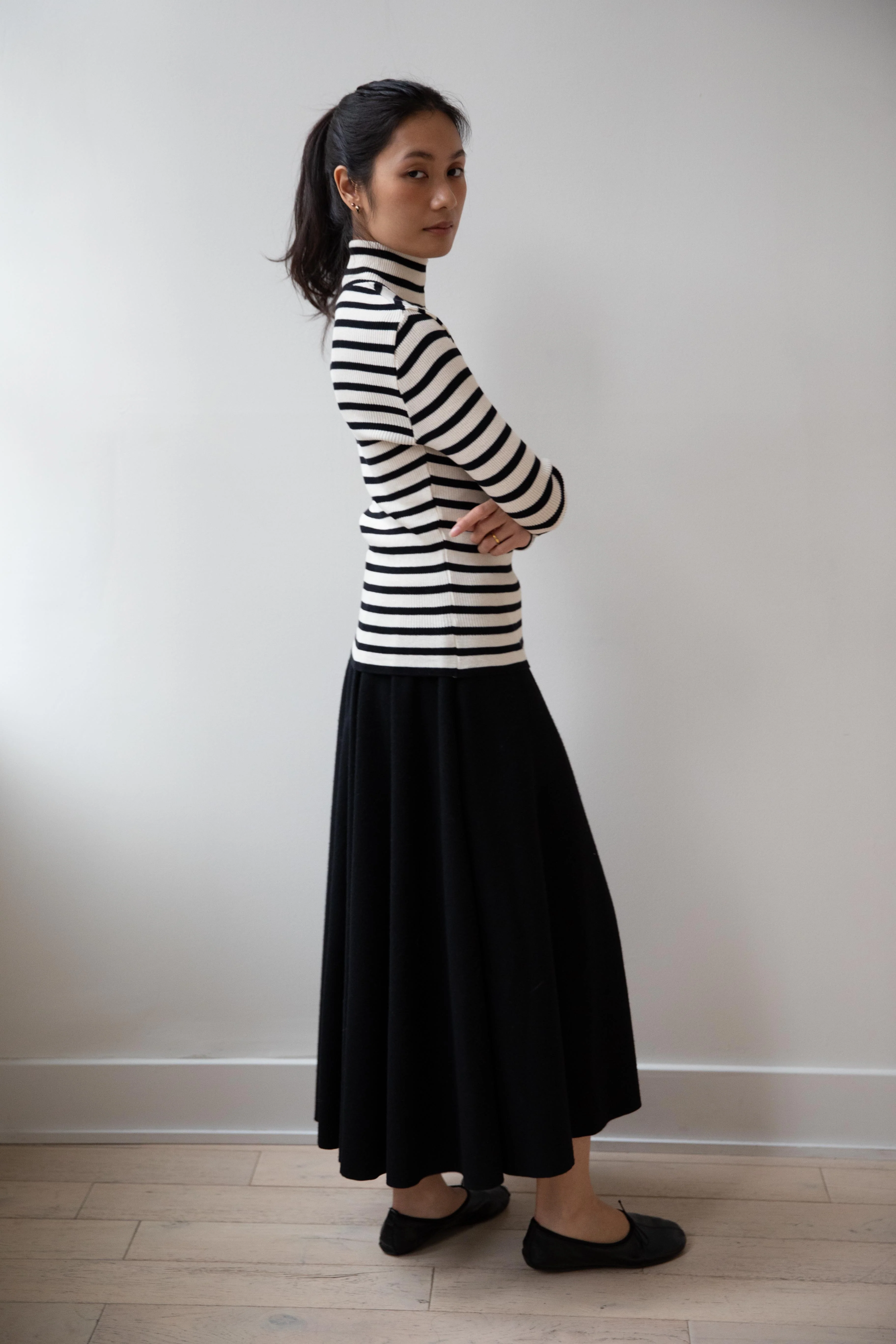 Old Man's Tailor | Turtleneck in Natural & Black - Image 13