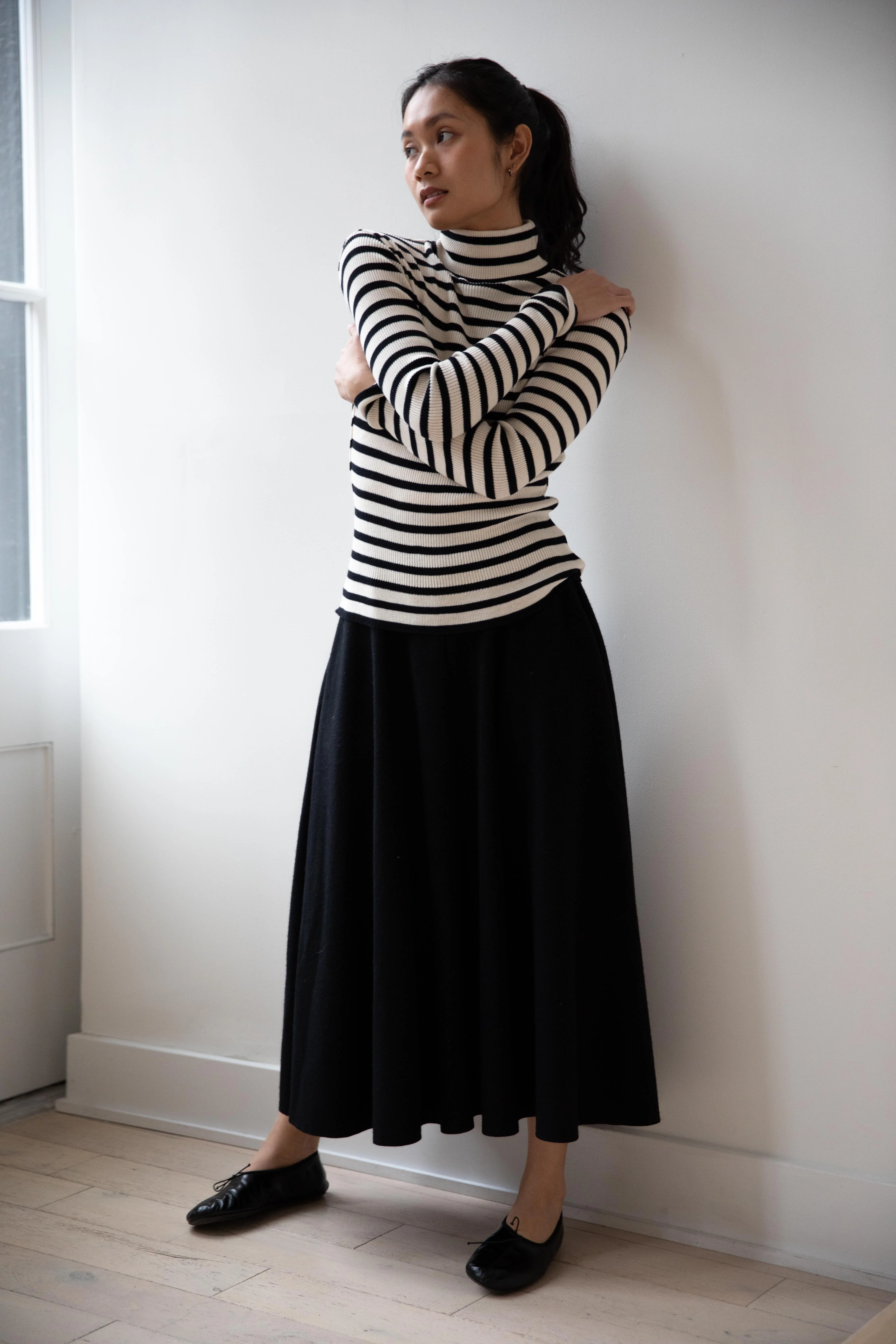 Old Man's Tailor | Turtleneck in Natural & Black - Image 14