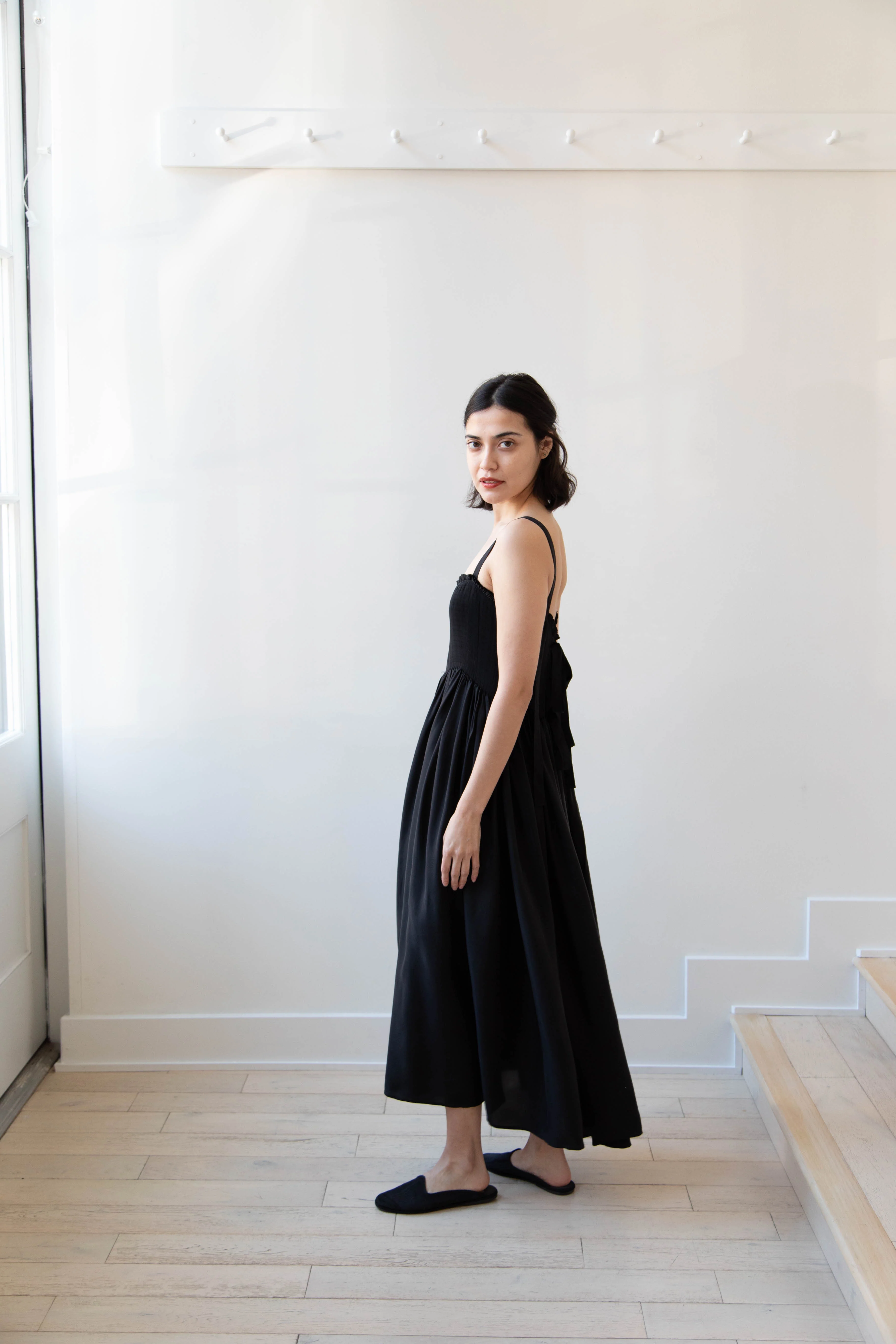 Renata Brenha | Gal Dress in Black Cupro - Image 18