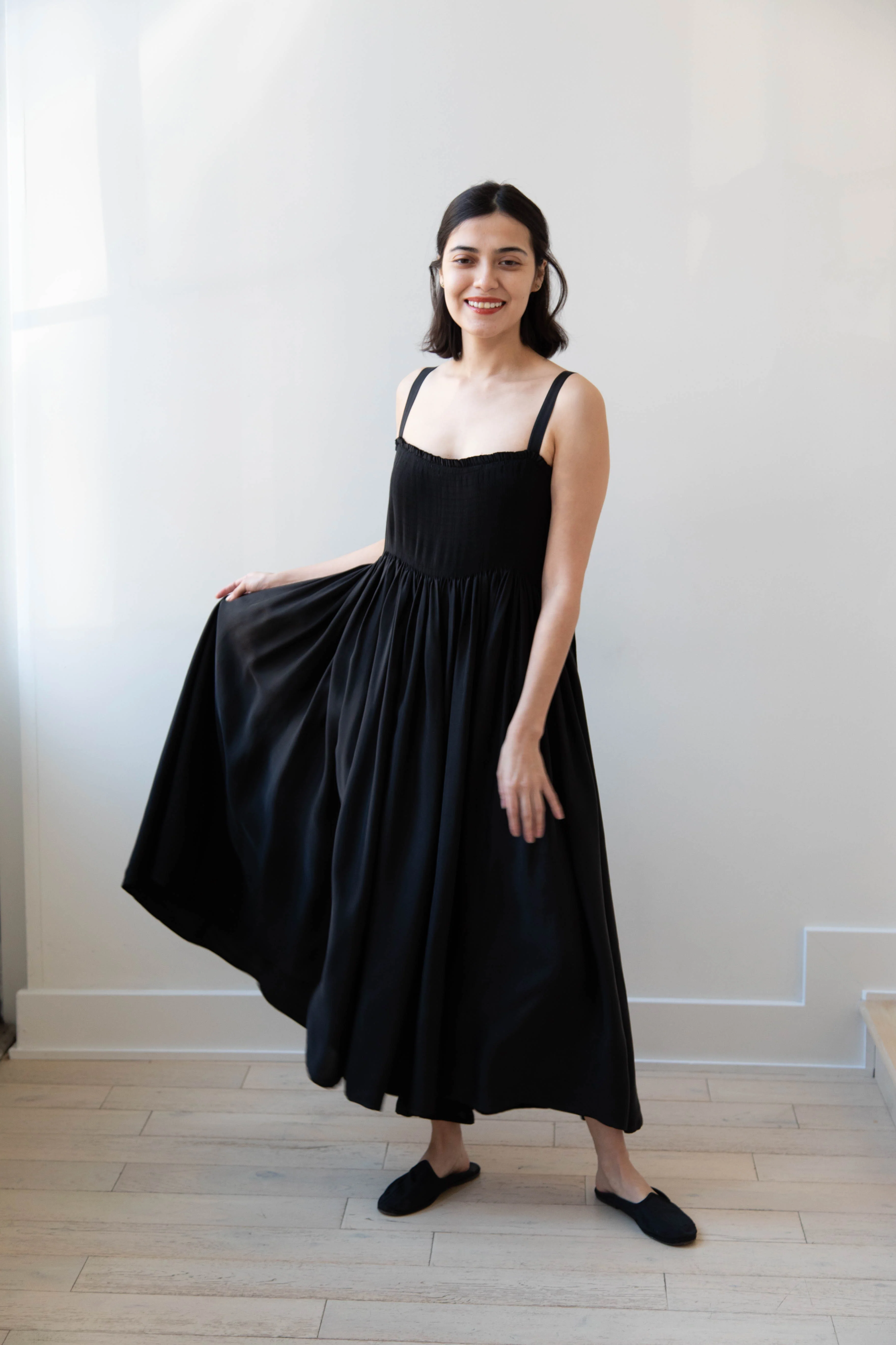 Renata Brenha | Gal Dress in Black Cupro - Image 19