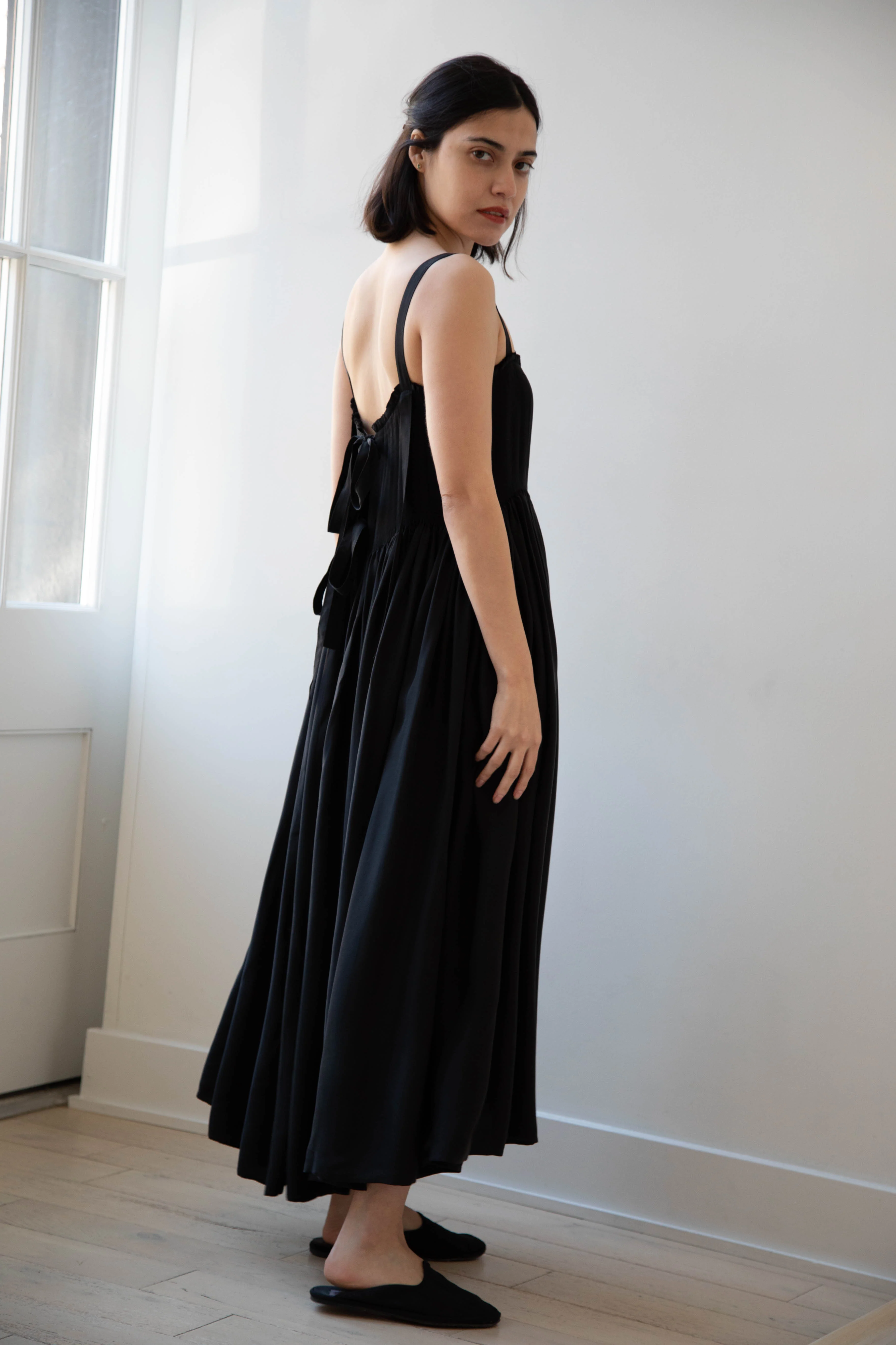 Renata Brenha | Gal Dress in Black Cupro - Image 31