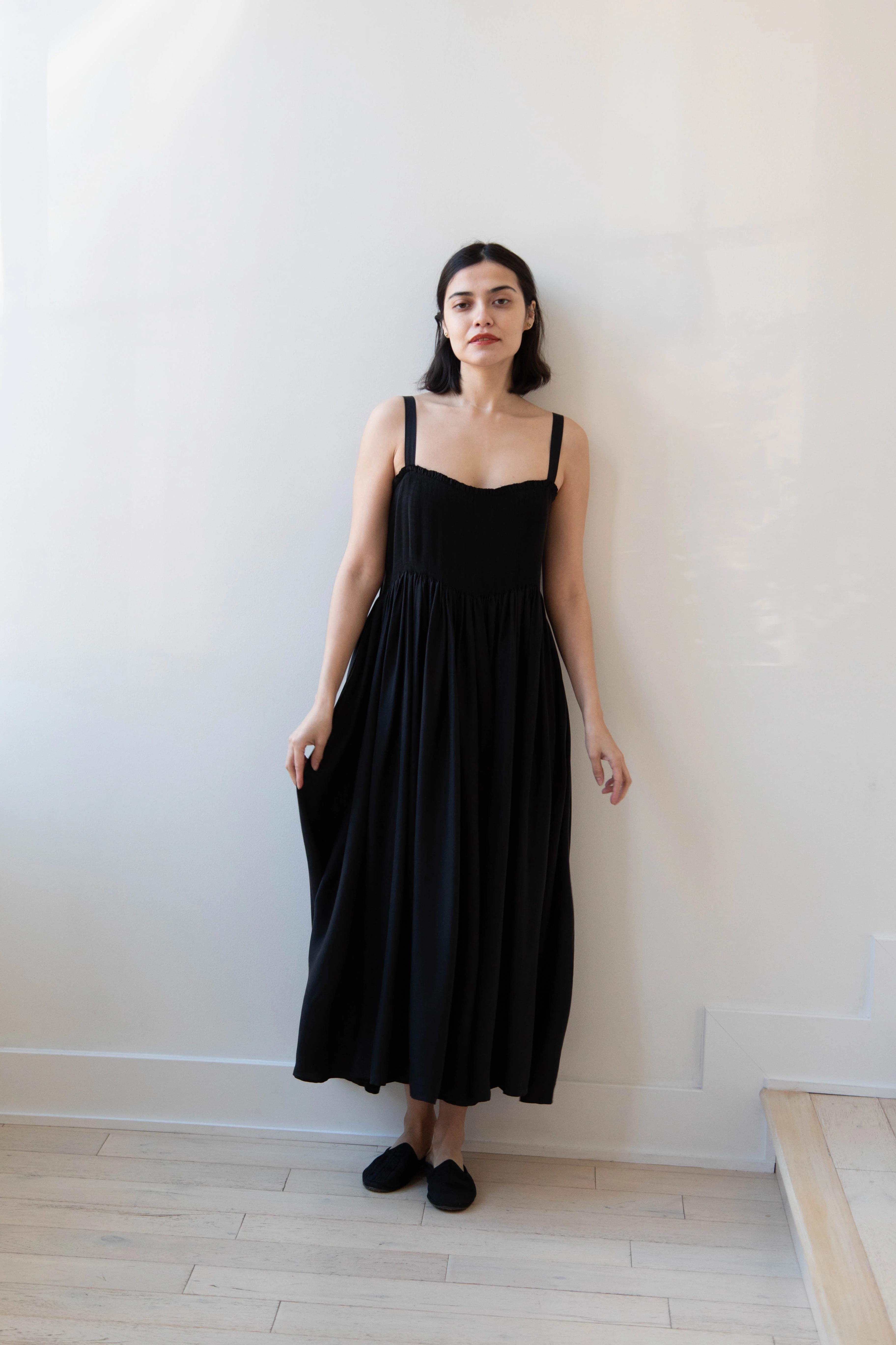 Renata Brenha | Gal Dress in Black Cupro - Image 5