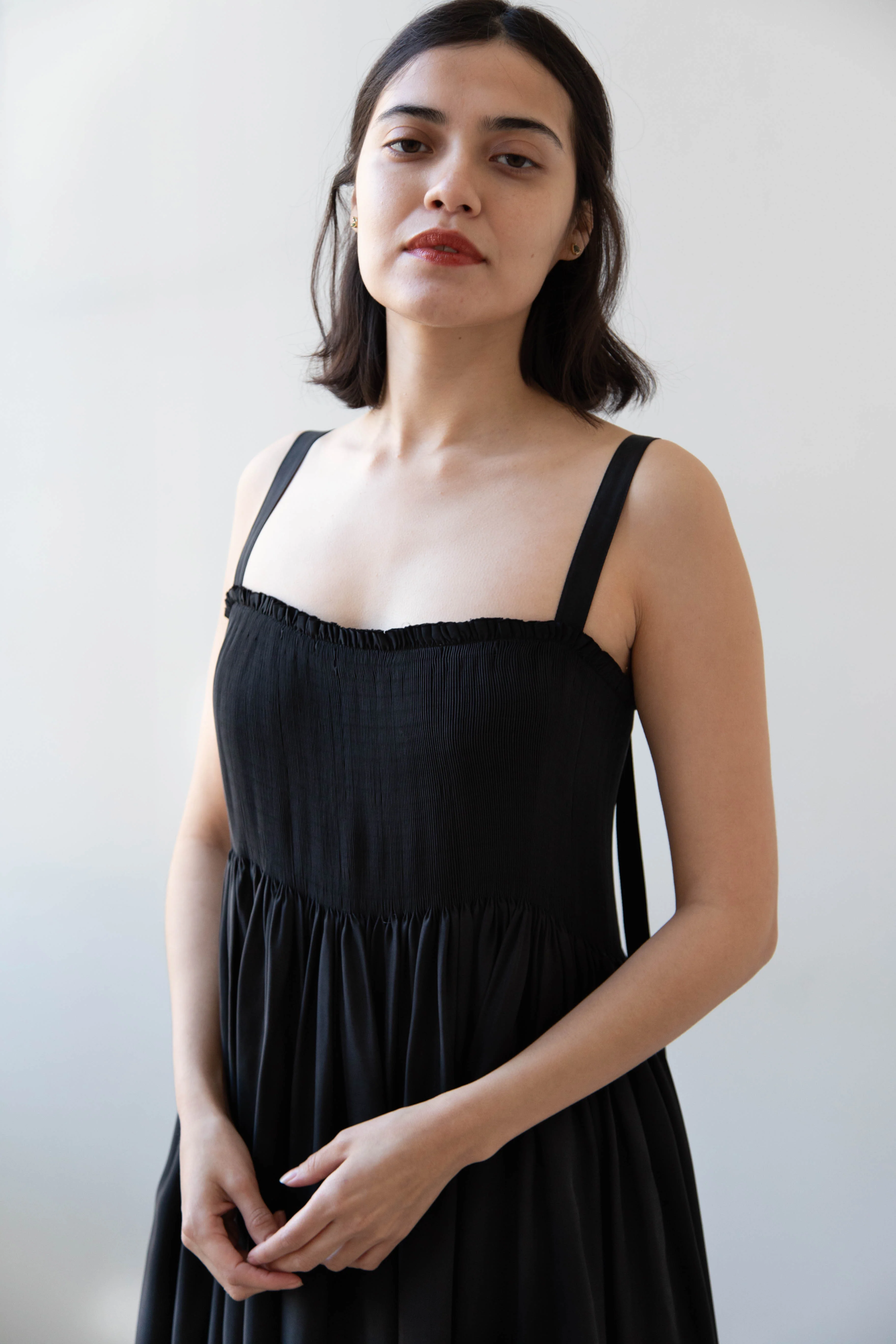 Renata Brenha | Gal Dress in Black Cupro - Image 7