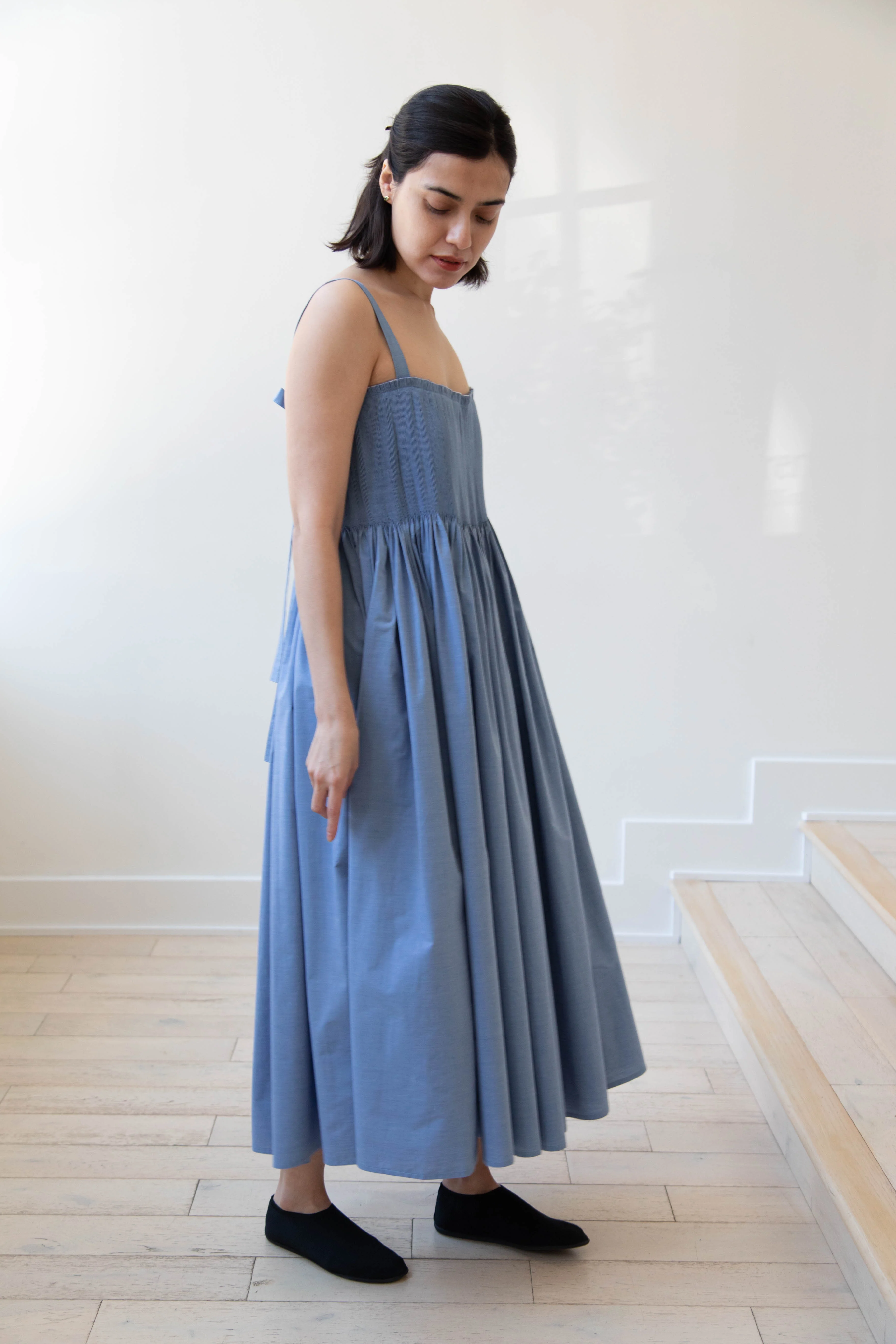 Renata Brenha | Gal Dress in Blue Cotton - Image 13