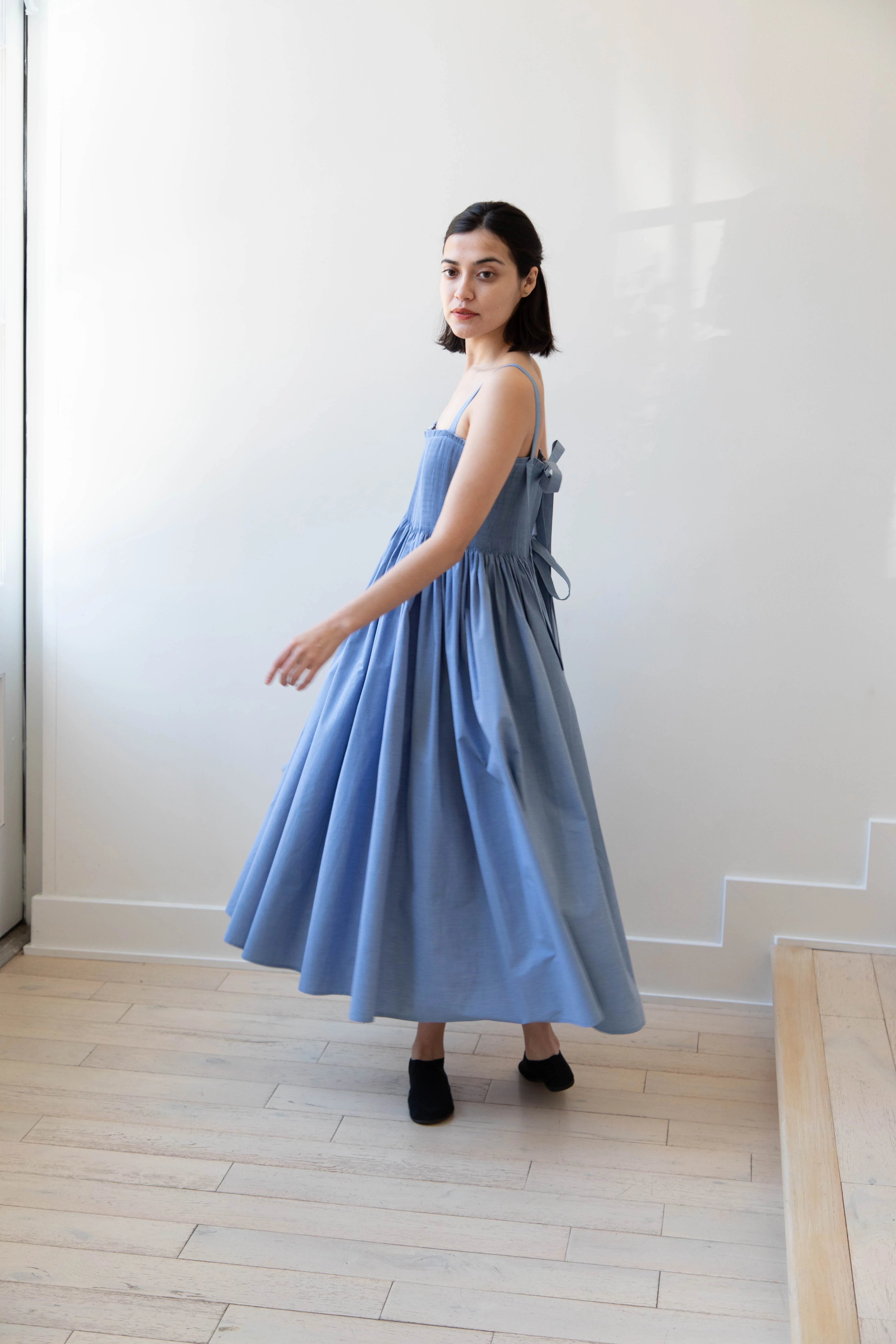 Renata Brenha | Gal Dress in Blue Cotton - Image 17