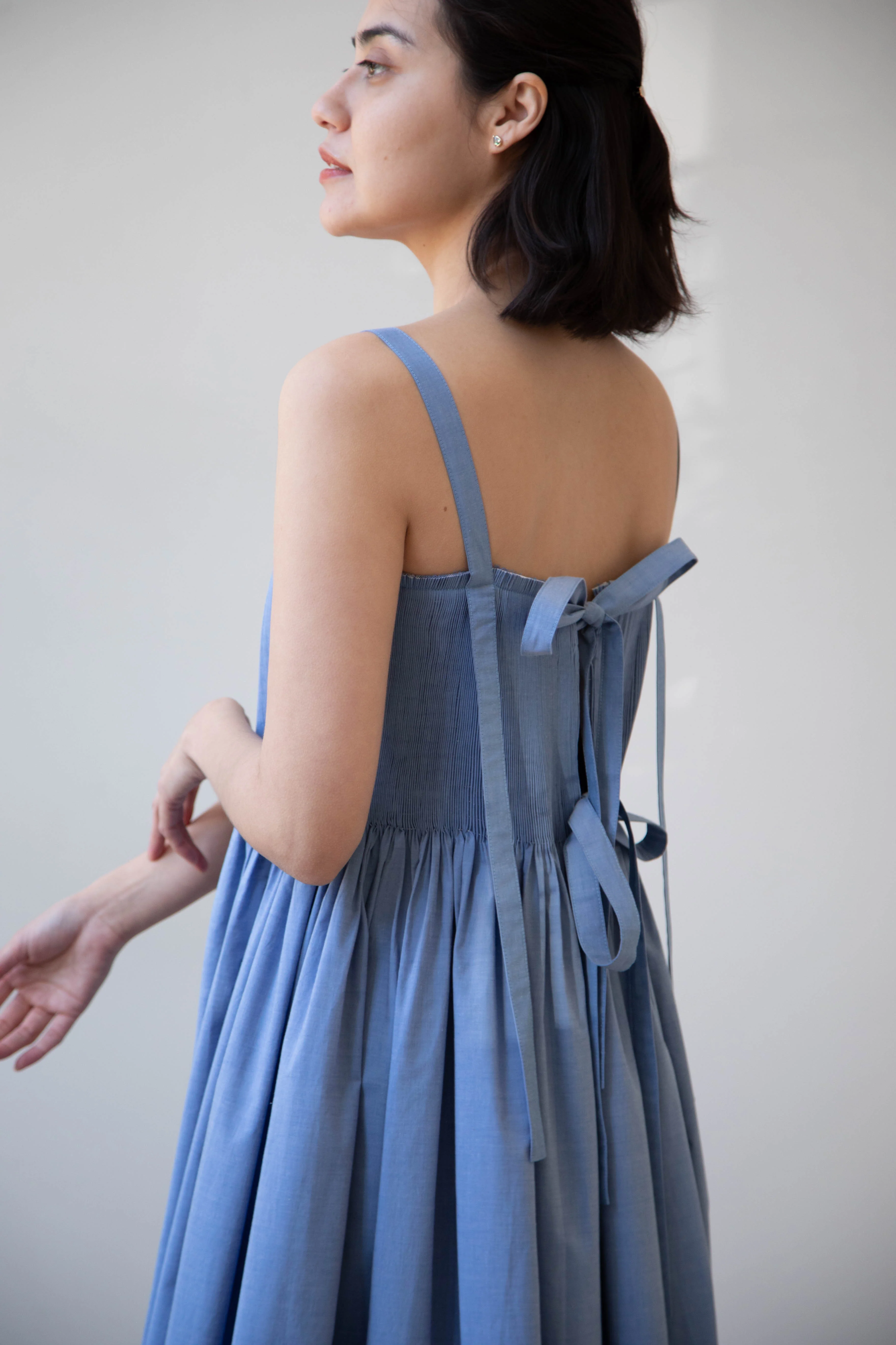 Renata Brenha | Gal Dress in Blue Cotton - Image 18