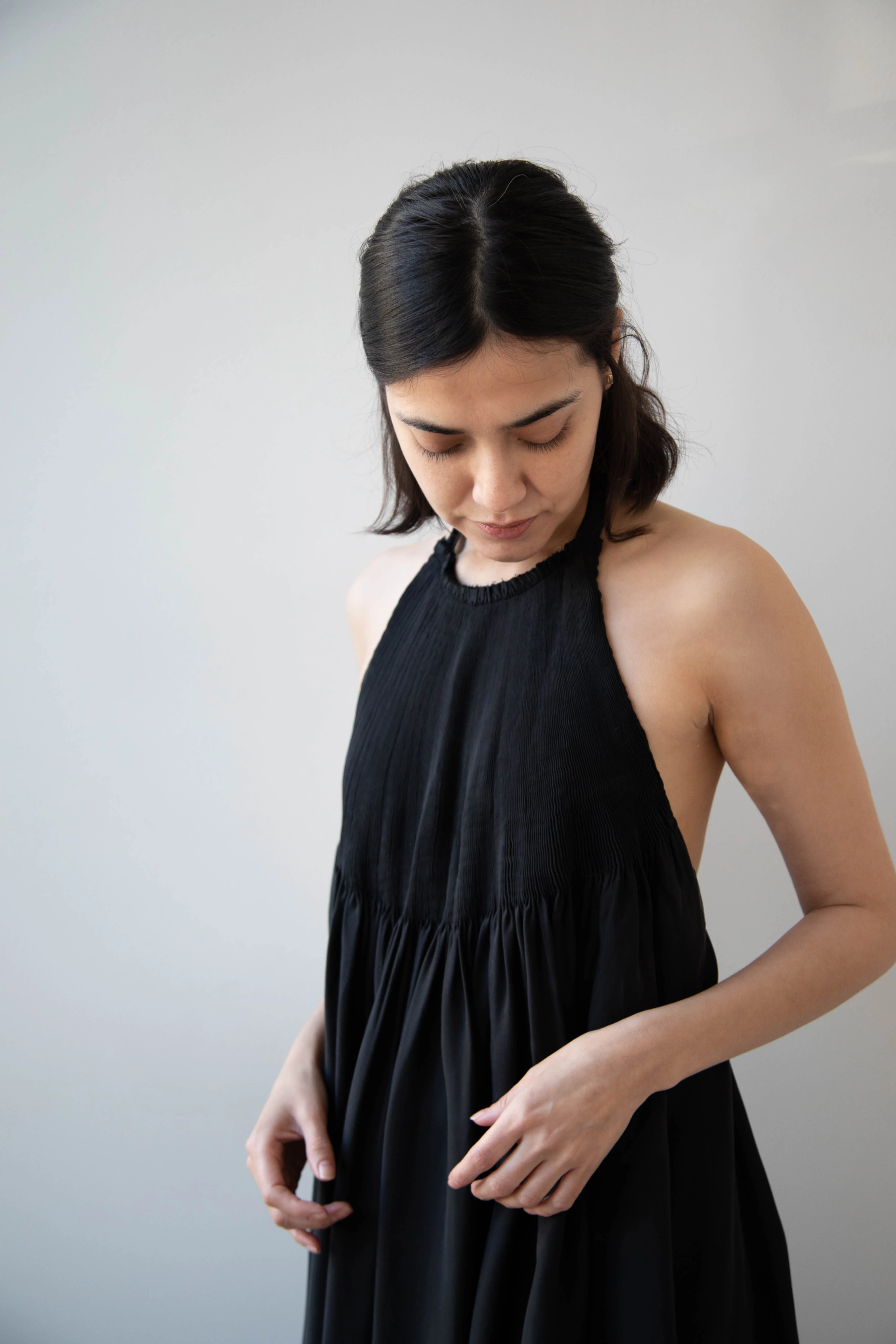 Renata Brenha | Iemanjá Dress in Black Cupro - Image 34