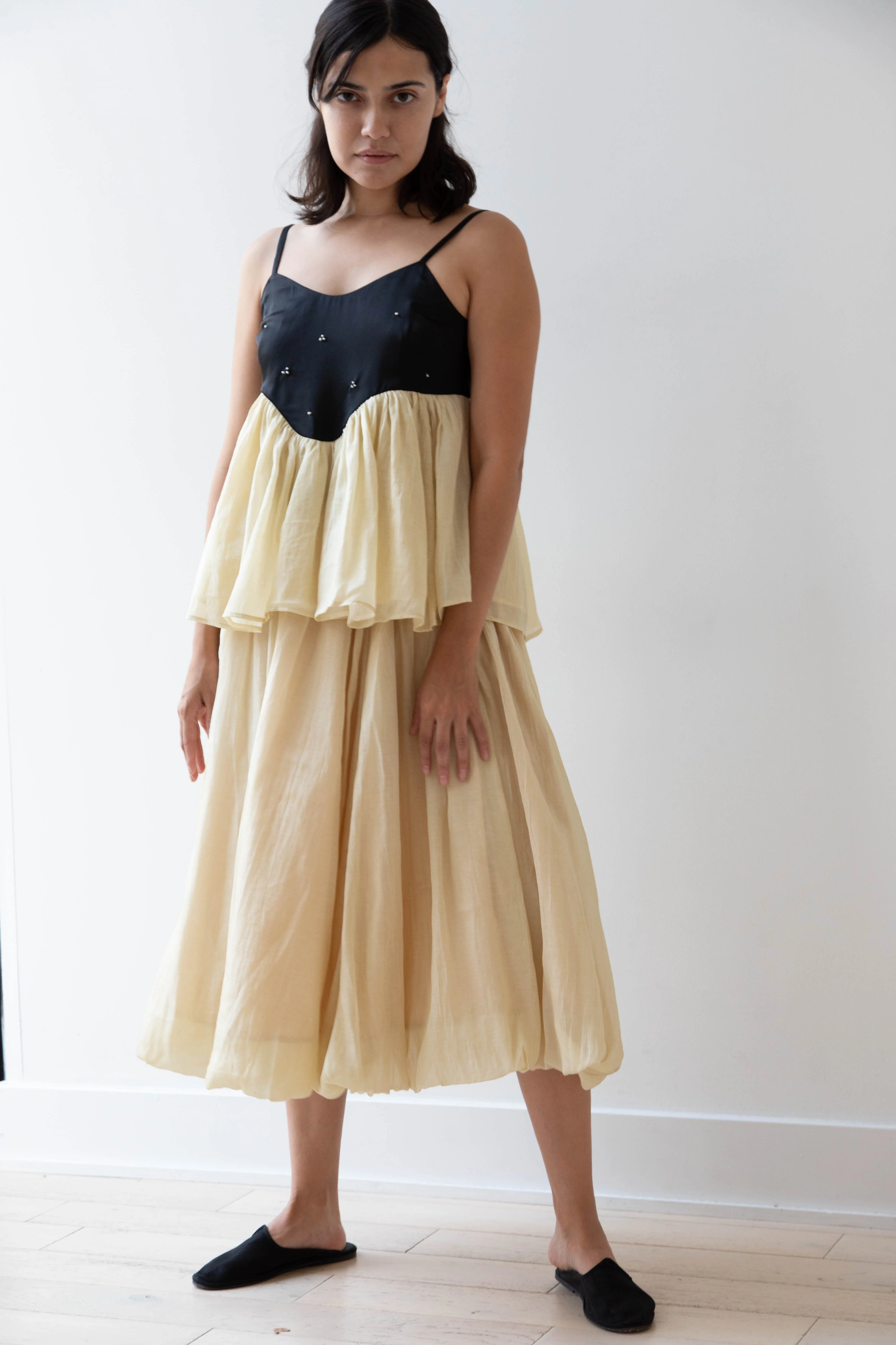 Renli Su | Cotton Silk Camisole in Powder Apricot - Image 29