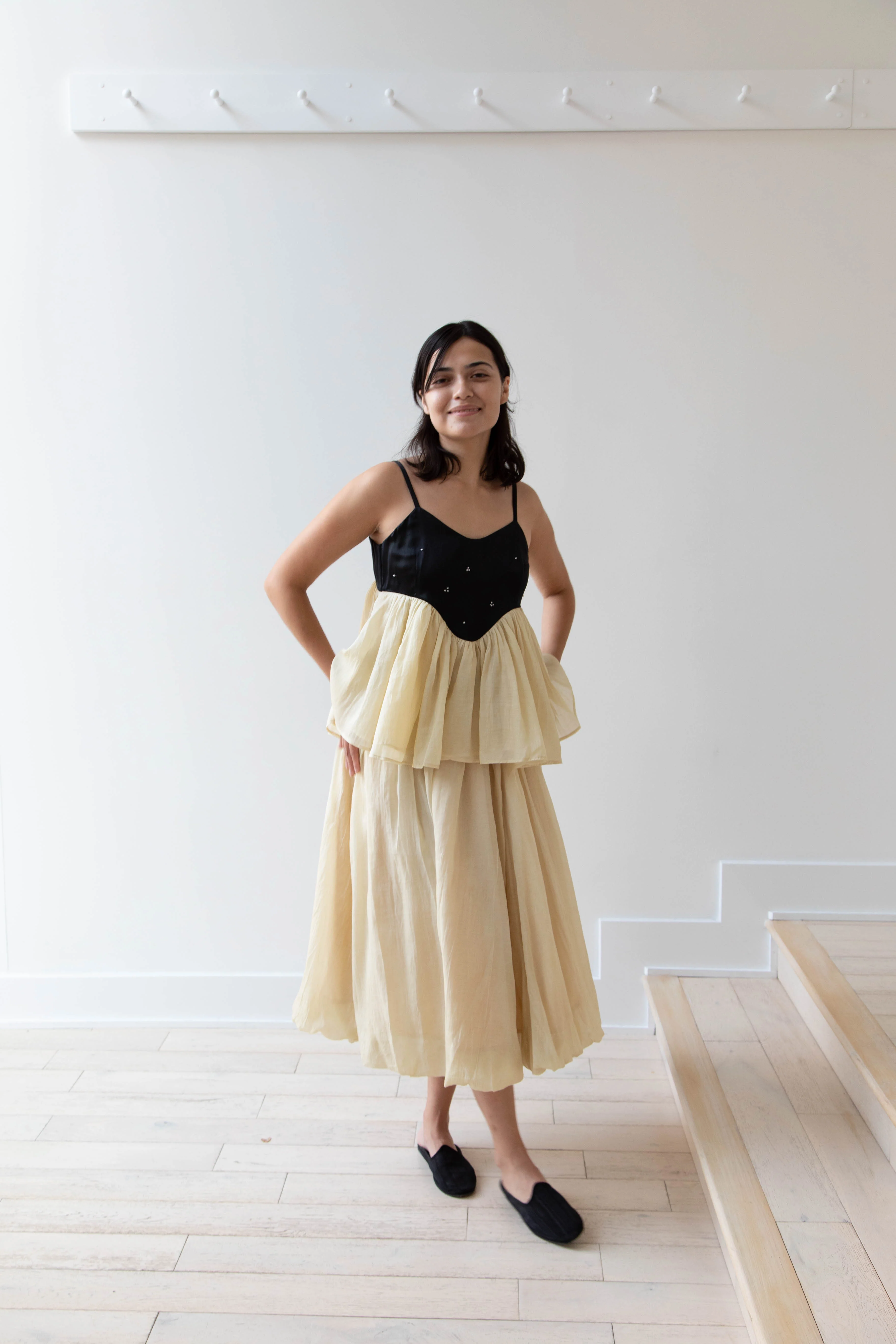 Renli Su | Cotton Silk Camisole in Powder Apricot - Image 33