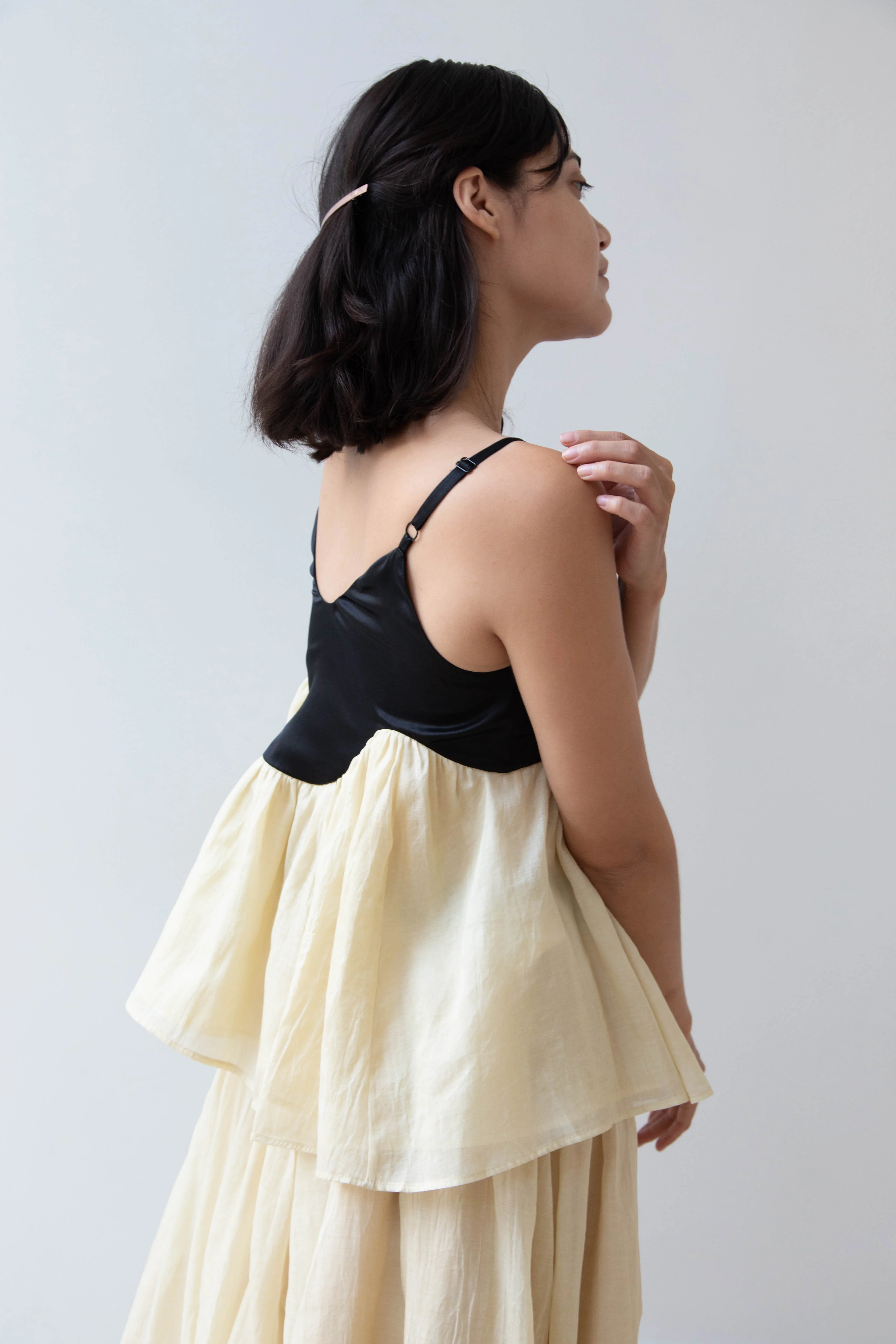 Renli Su | Cotton Silk Camisole in Powder Apricot - Image 6
