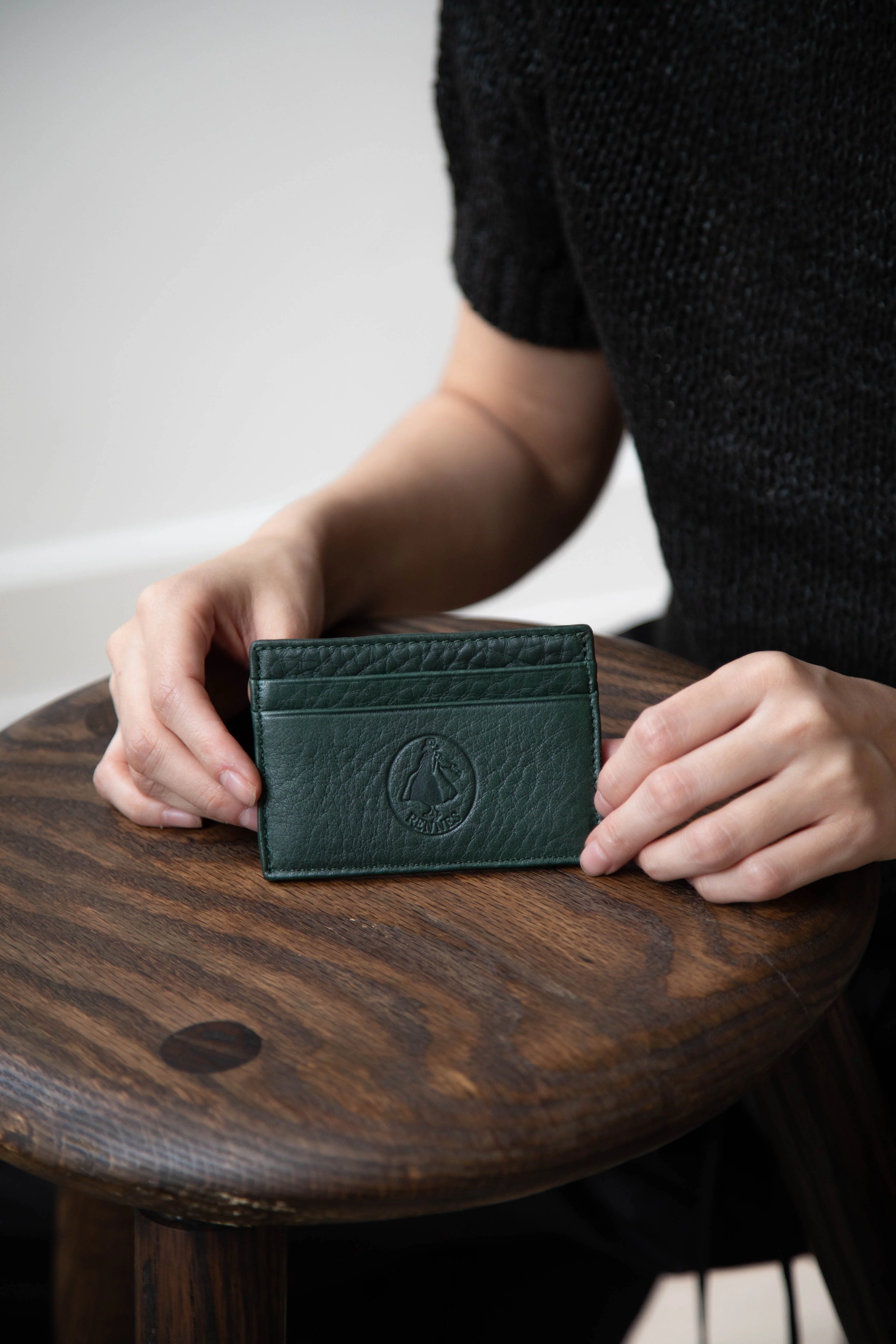 rennes Card Case in Spruce Leather - Image 4