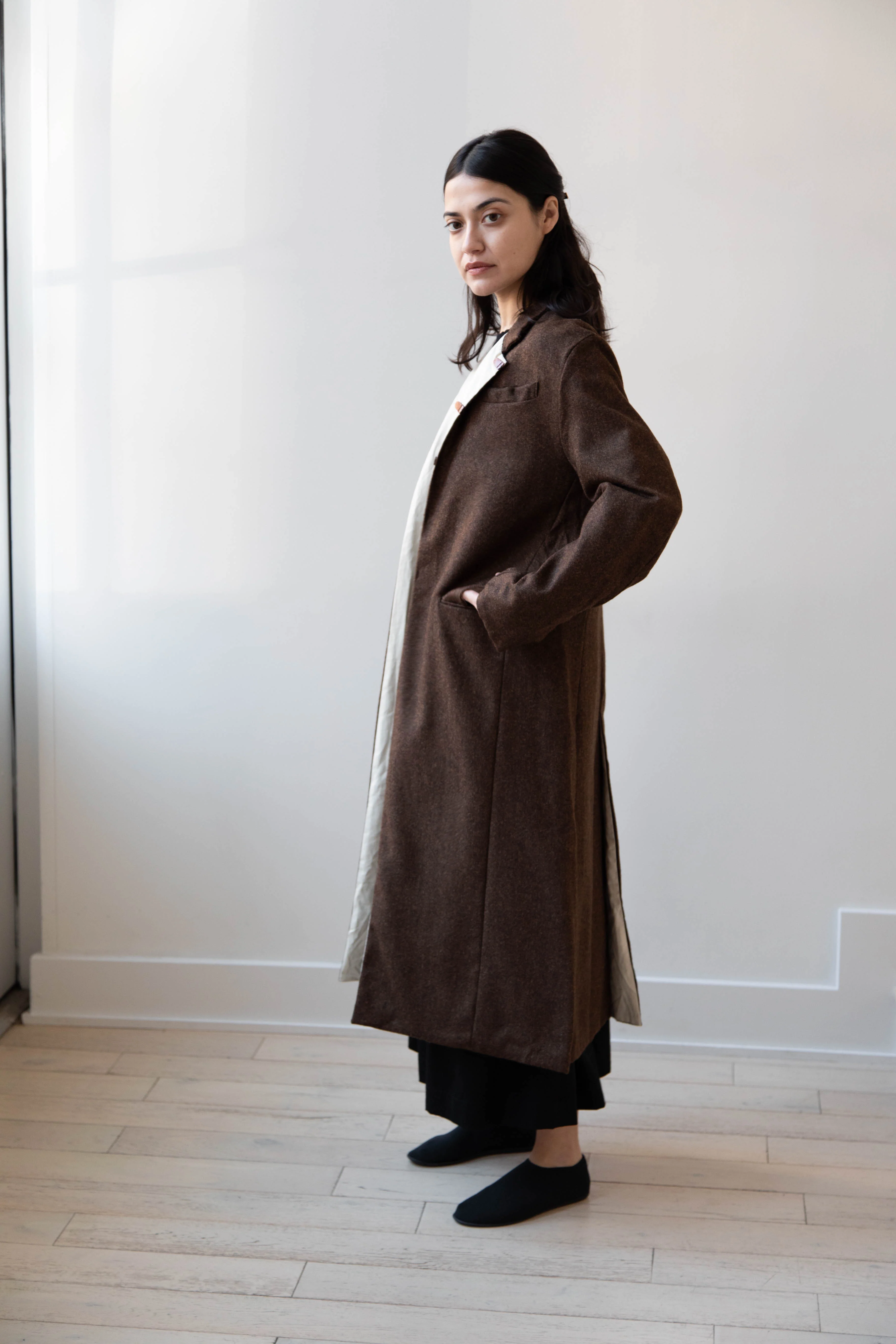 Risa Nakamura | Coat F in Chetsnut Brown - Image 10