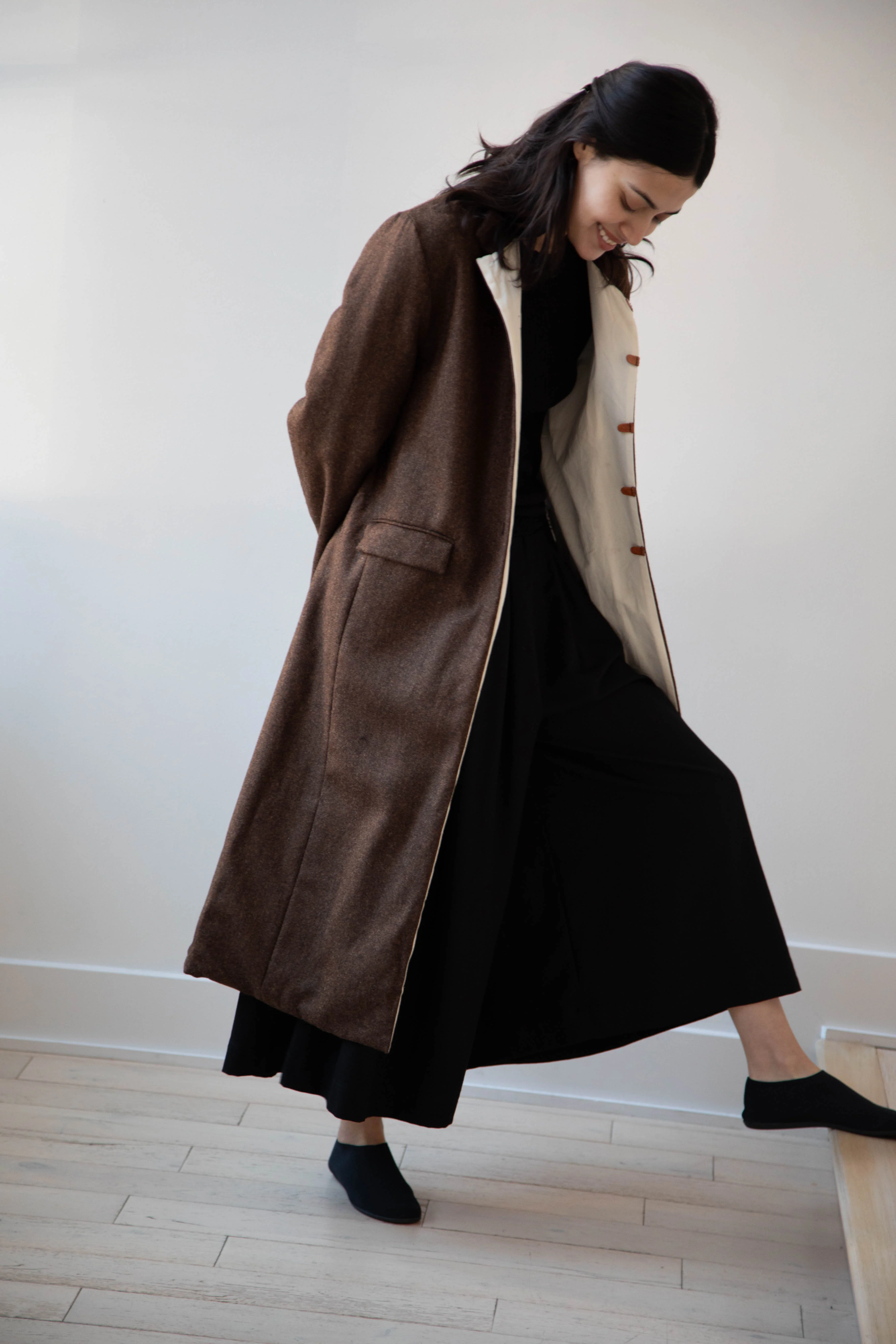 Risa Nakamura | Coat F in Chetsnut Brown - Image 32