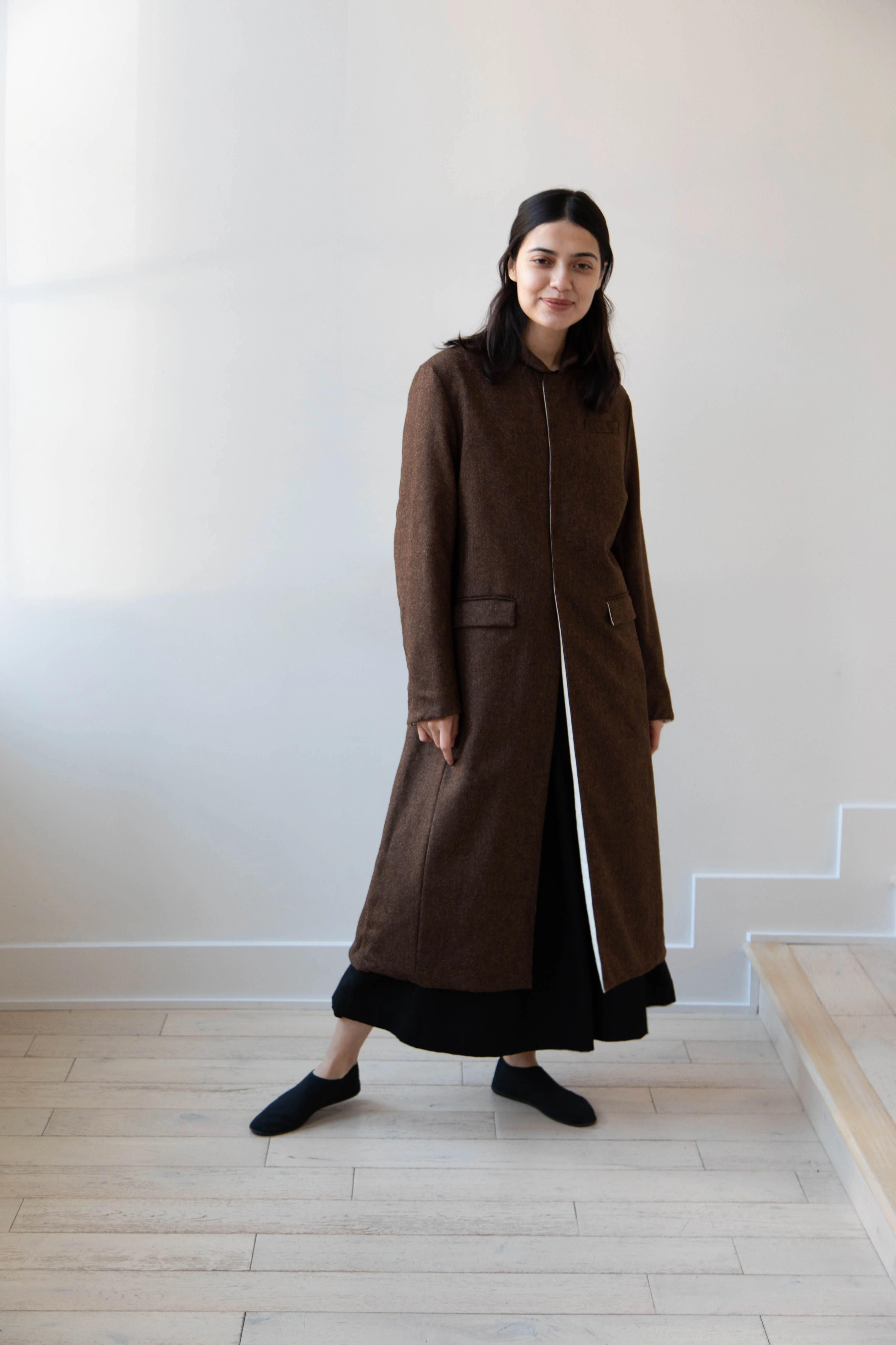 Risa Nakamura | Coat F in Chetsnut Brown - Image 47