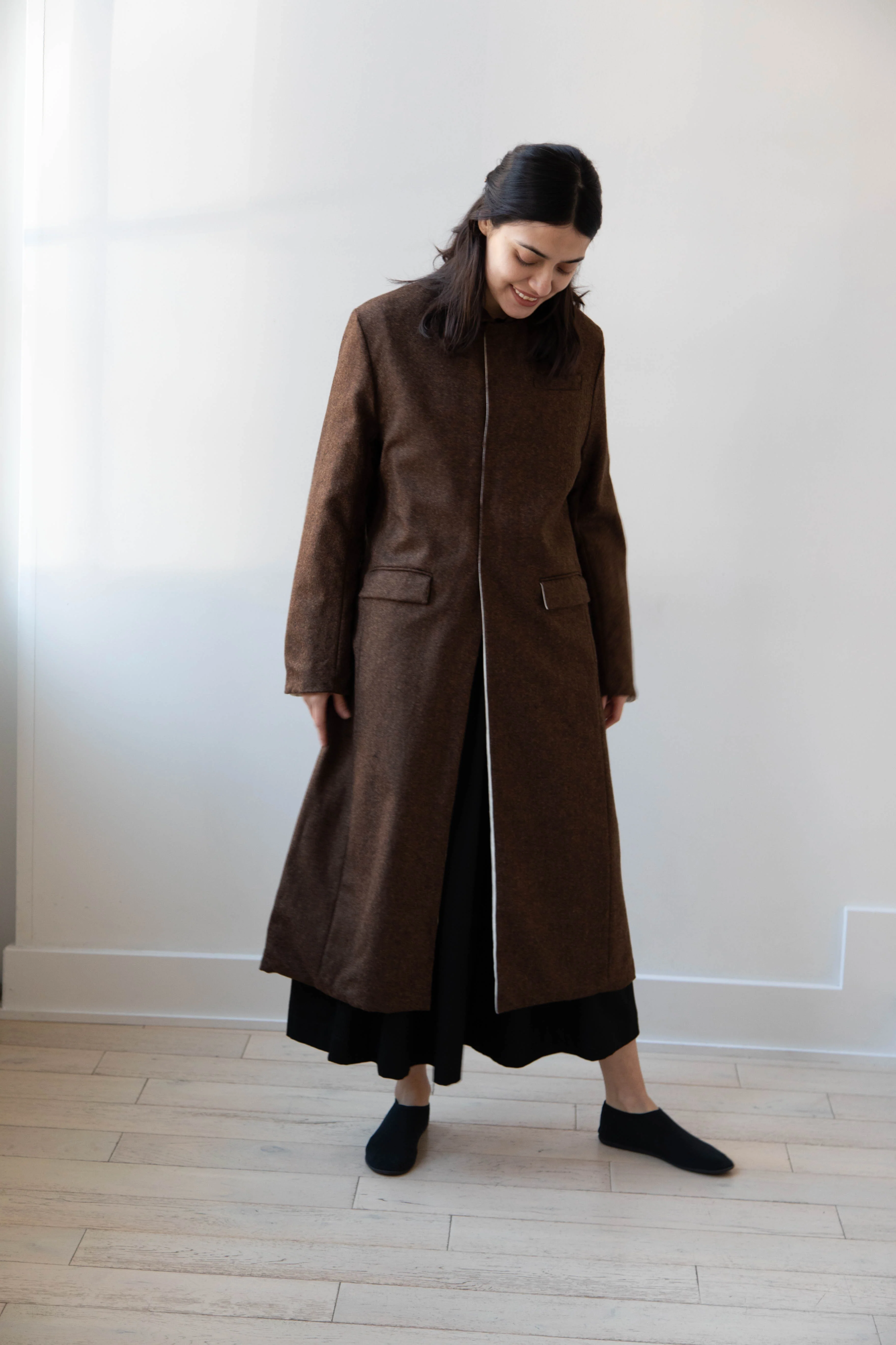 Risa Nakamura | Coat F in Chetsnut Brown - Image 48