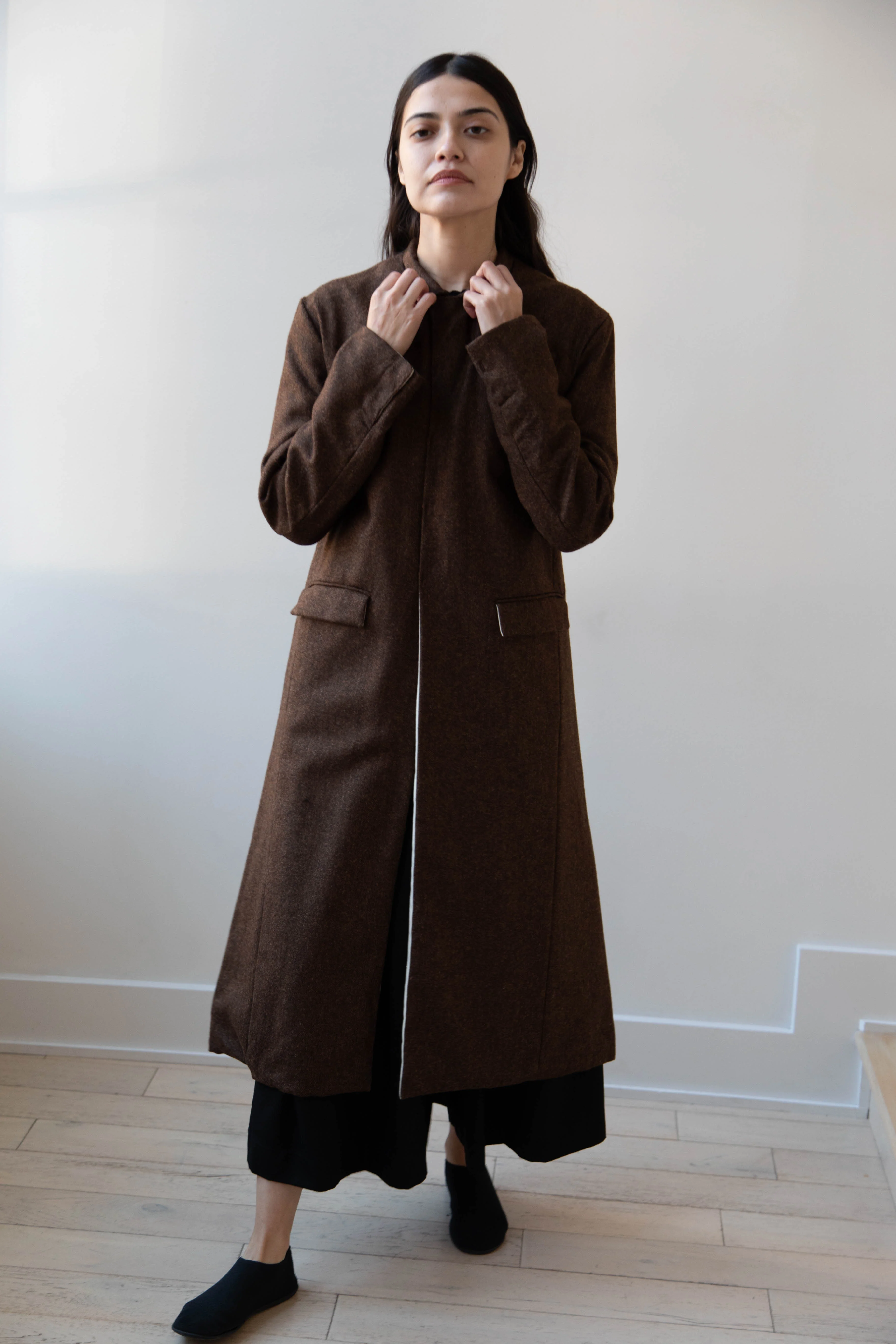 Risa Nakamura | Coat F in Chetsnut Brown - Image 51