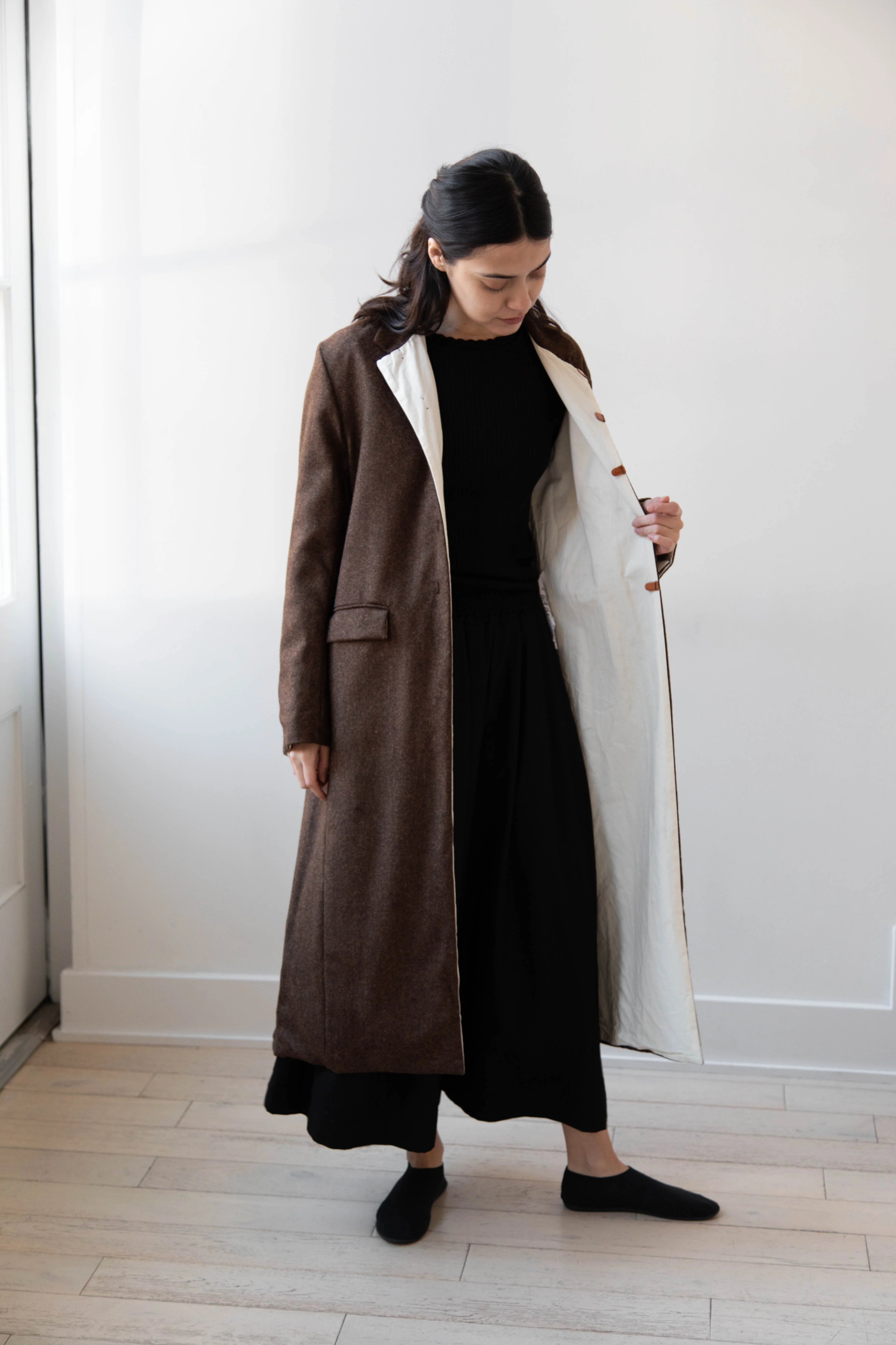 Risa Nakamura | Coat F in Chetsnut Brown - Image 8