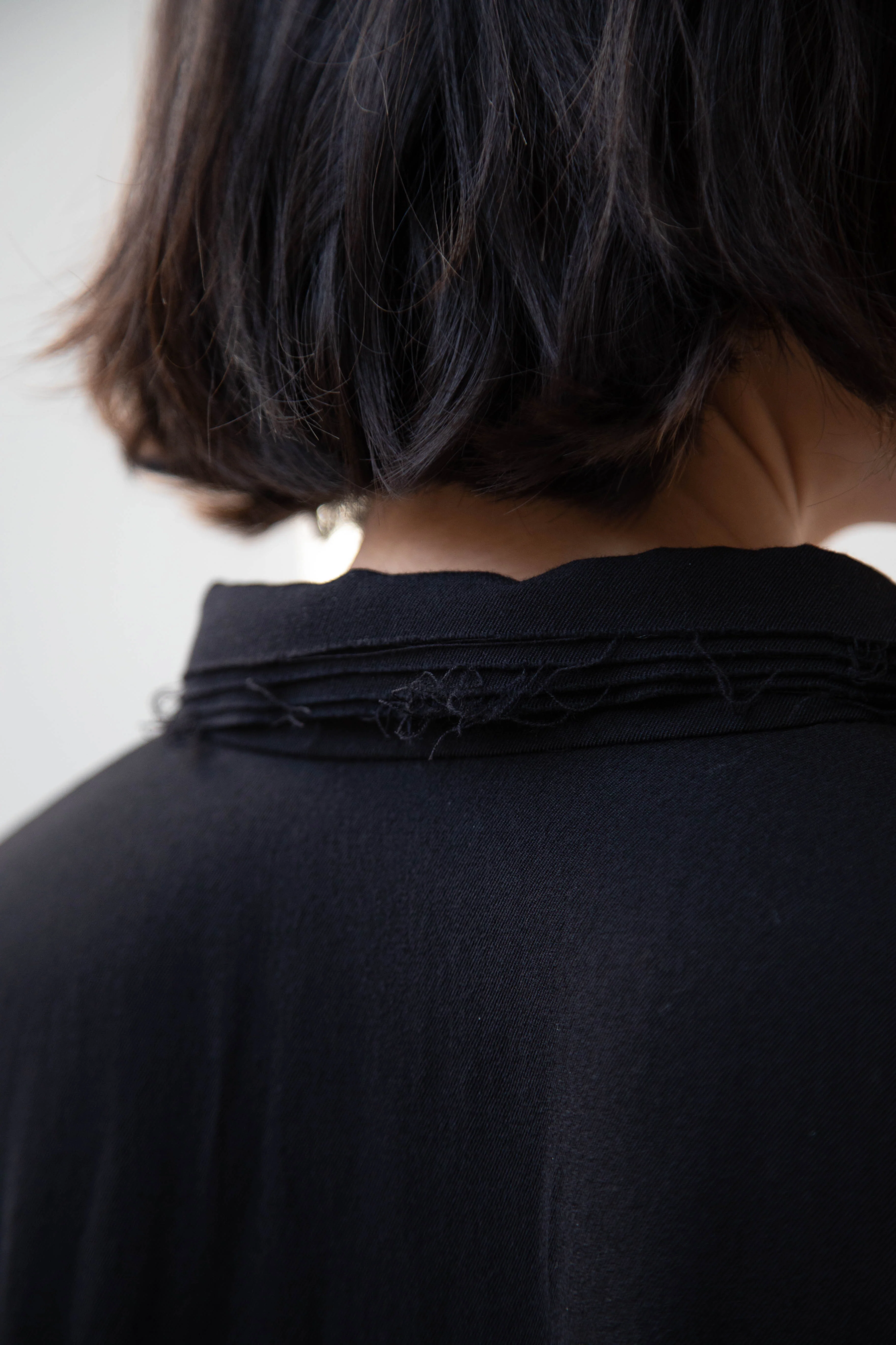 Risa Nakamura | Dress "C" in Washed Wool Gaberdine - Image 29