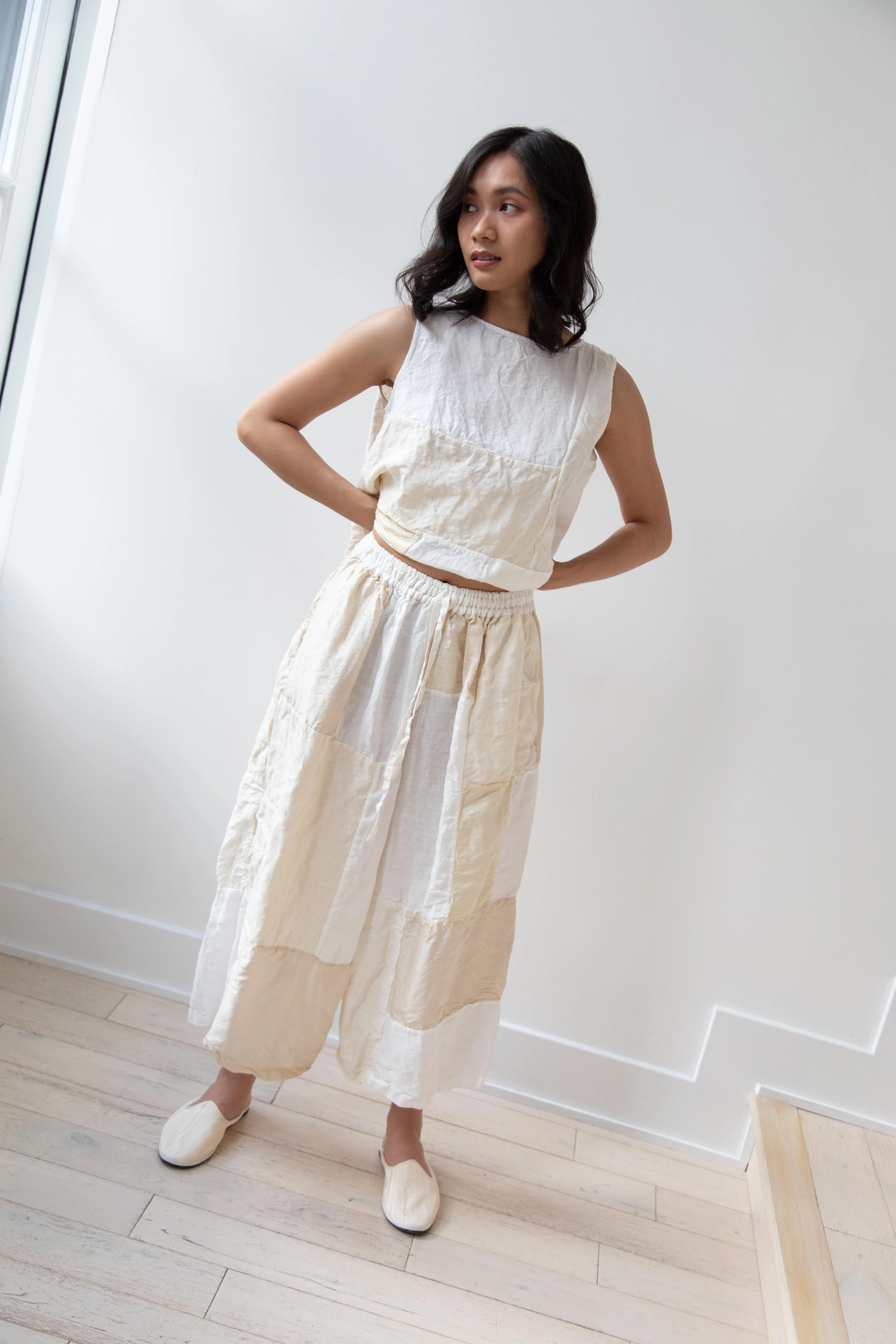 Risa Nakamura | Matsukaze Tank Top in Cream - Image 41