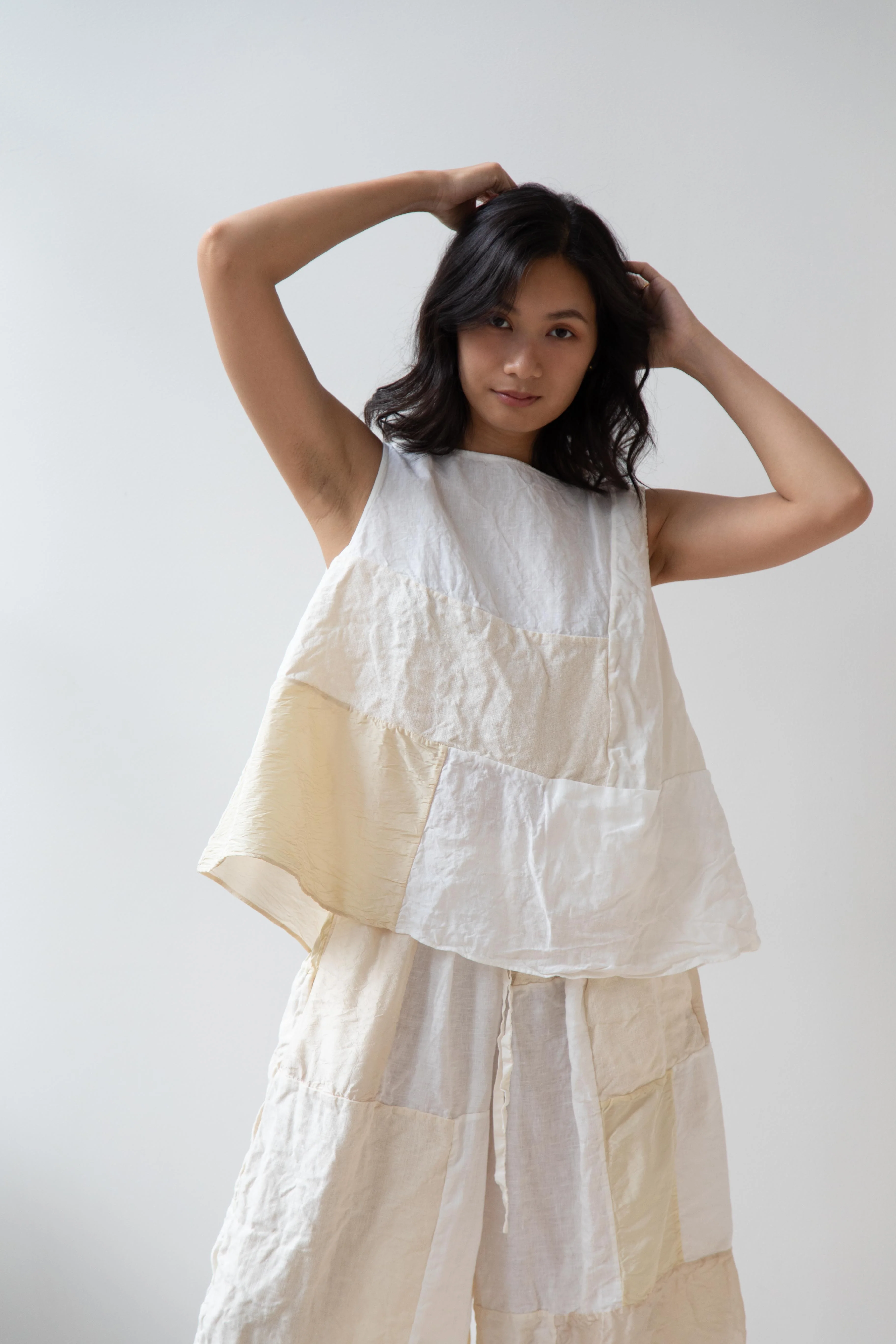 Risa Nakamura | Matsukaze Tank Top in Cream - Image 43